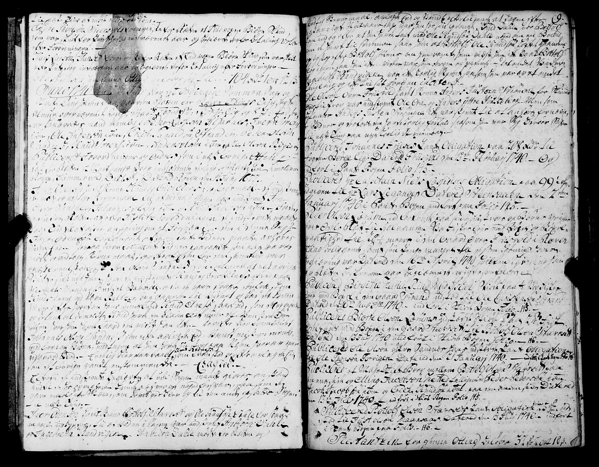 Romsdal sorenskriveri, SAT/A-4149/1/1/1A/L0012: Tingbok, 1740-1749, s. 8b-9a
