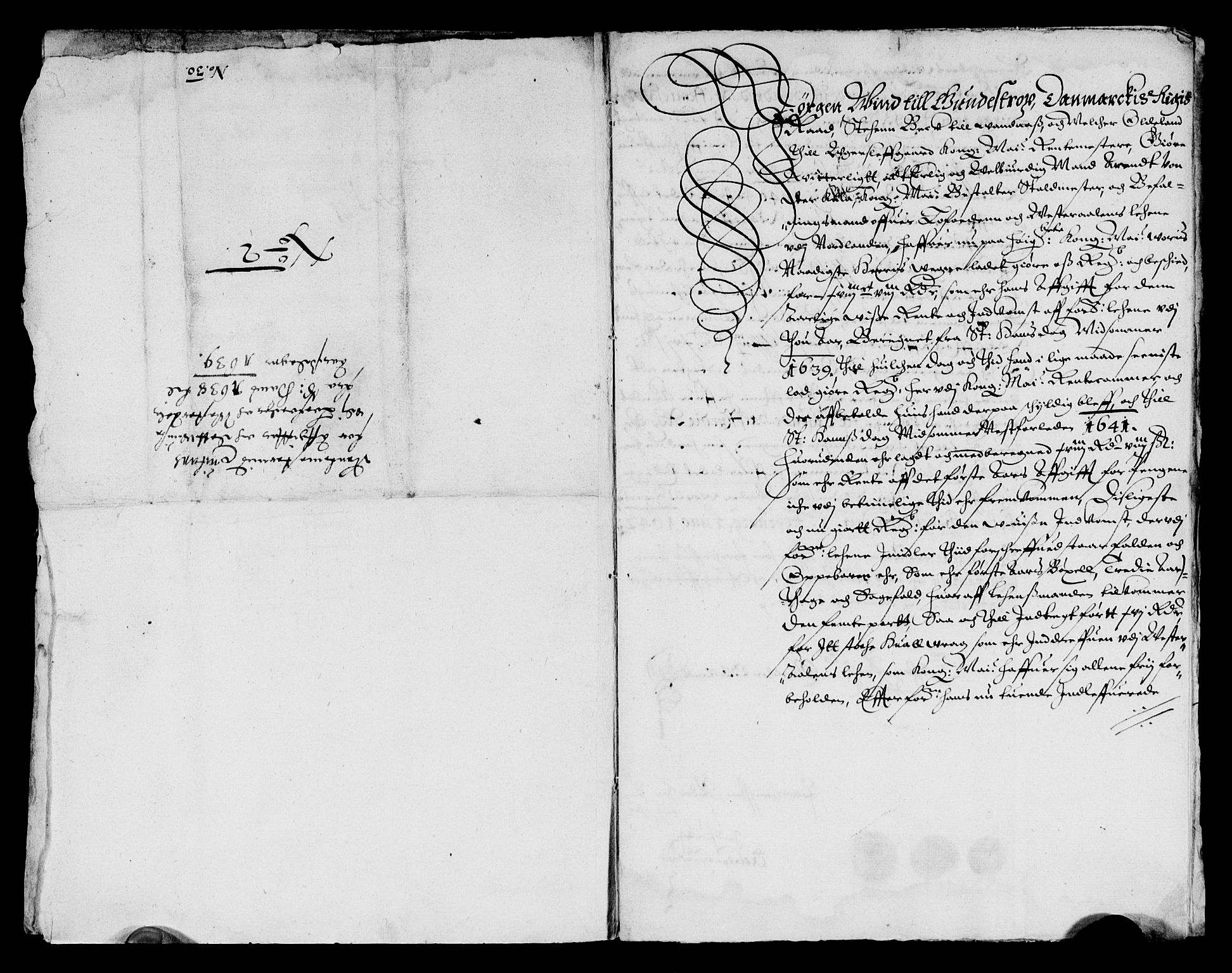 Rentekammeret inntil 1814, Reviderte regnskaper, Lensregnskaper, AV/RA-EA-5023/R/Rb/Rbz/L0030: Nordlandenes len, 1638-1644