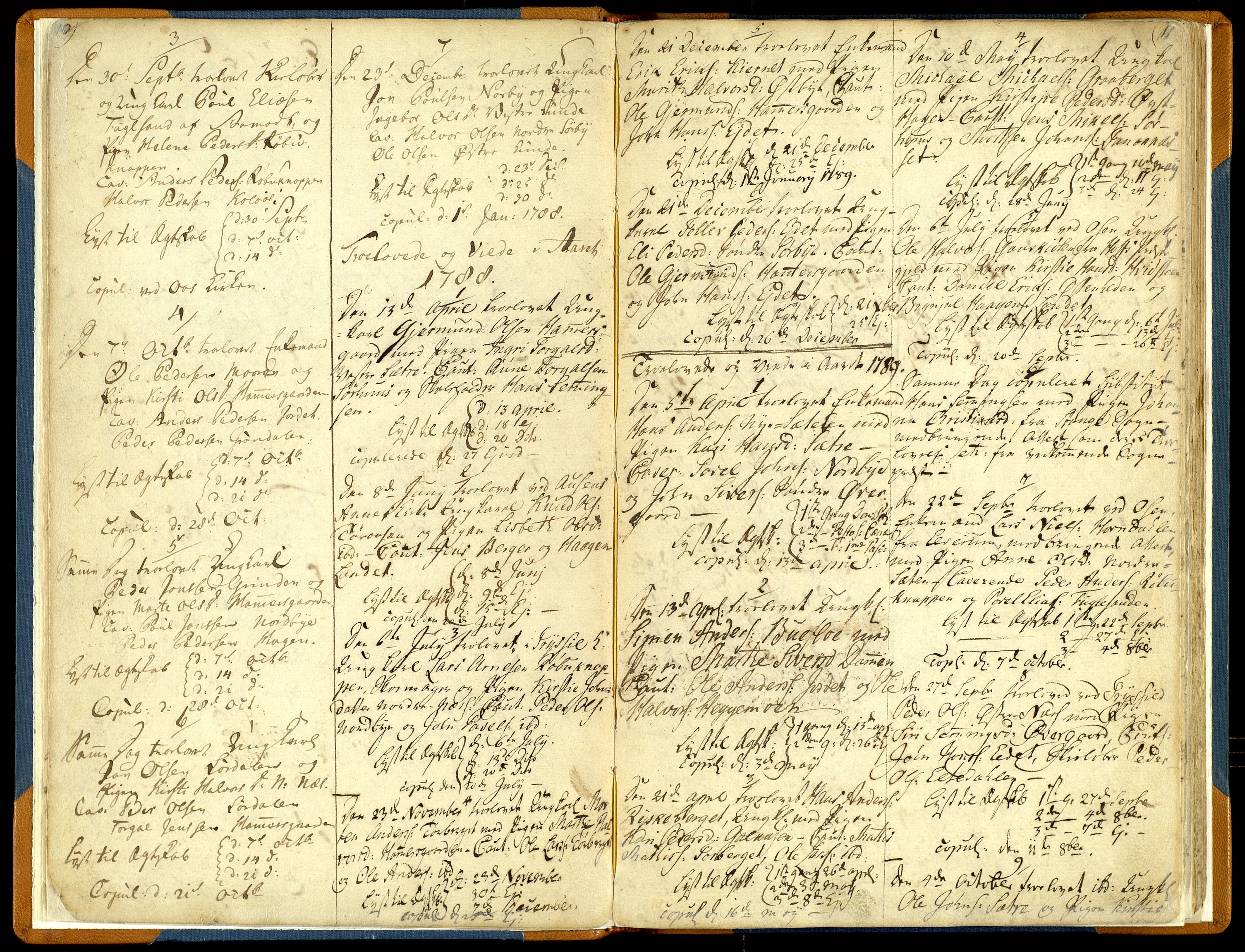 Trysil prestekontor, AV/SAH-PREST-046/H/Ha/Haa/L0001: Ministerialbok nr. 1, 1781-1800, s. 10-11