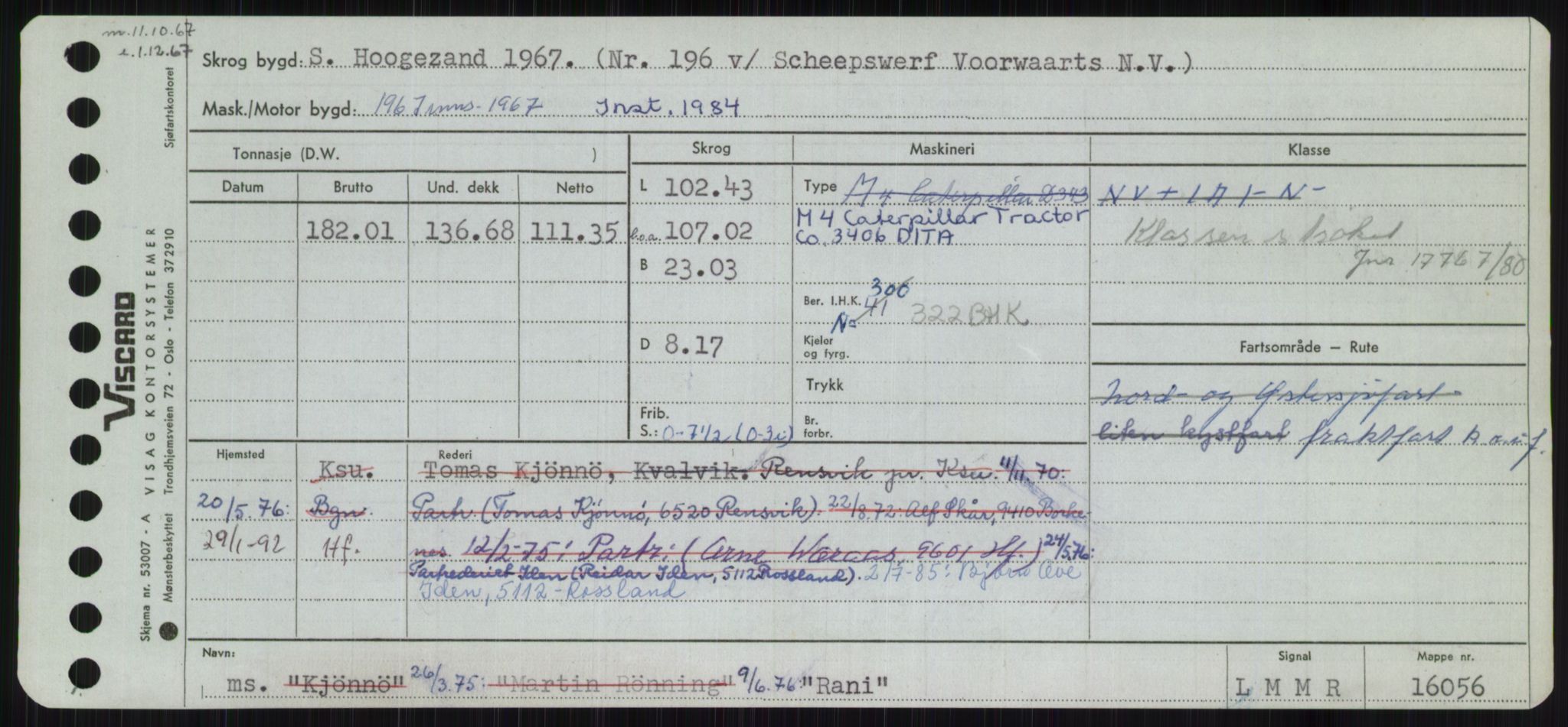 Sjøfartsdirektoratet med forløpere, Skipsmålingen, AV/RA-S-1627/H/Ha/L0004/0002: Fartøy, Mas-R / Fartøy, Odin-R, s. 539