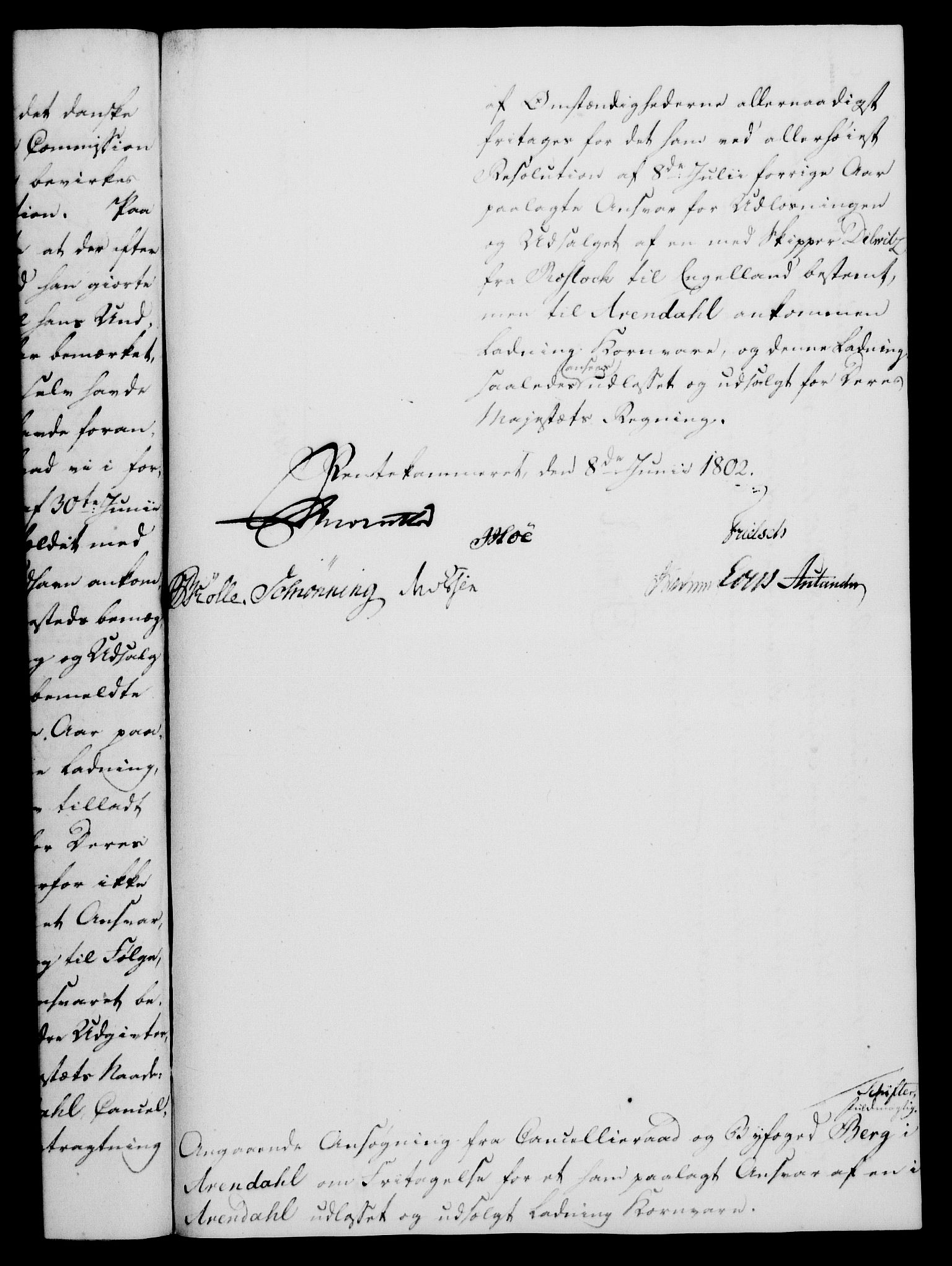 Rentekammeret, Kammerkanselliet, RA/EA-3111/G/Gf/Gfa/L0084: Norsk relasjons- og resolusjonsprotokoll (merket RK 52.84), 1802, s. 420