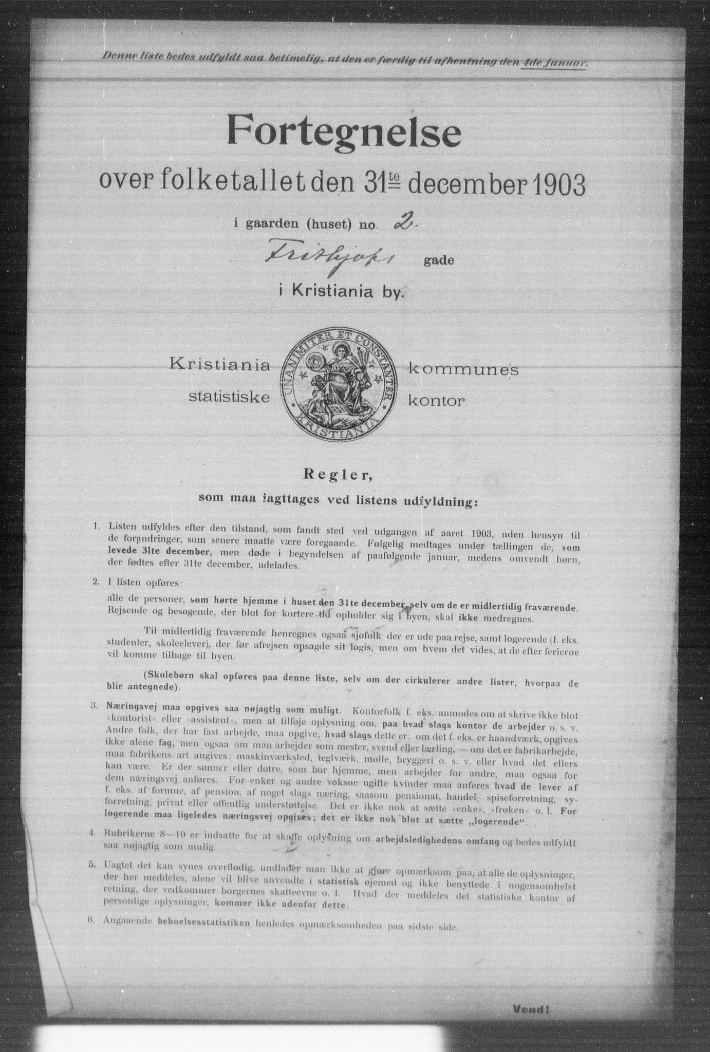 OBA, Kommunal folketelling 31.12.1903 for Kristiania kjøpstad, 1903, s. 5497