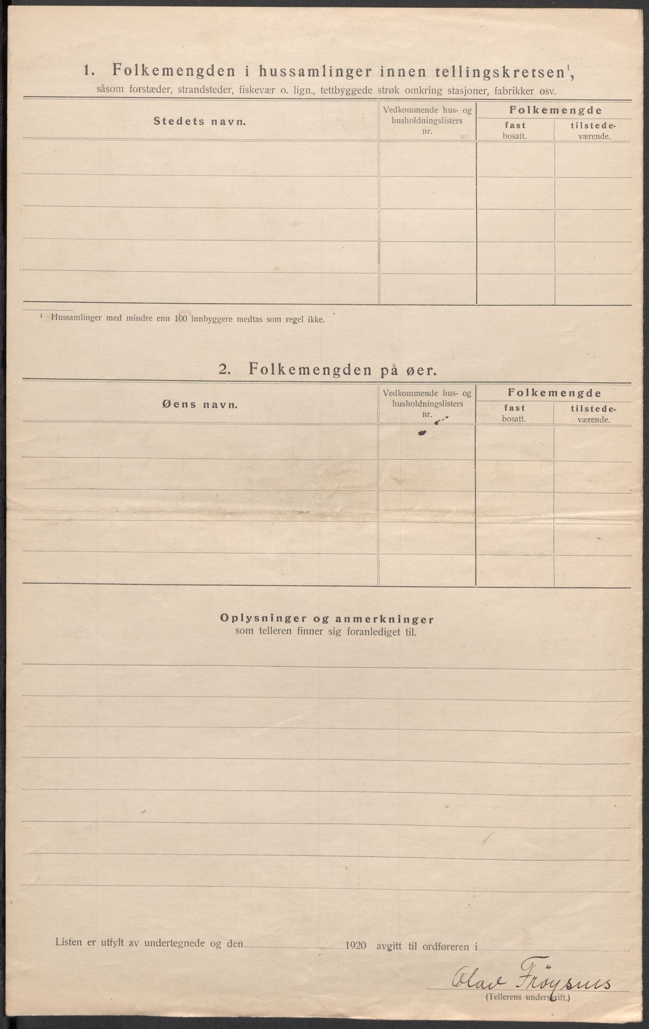 SAKO, Folketelling 1920 for 0832 Mo herred, 1920, s. 23