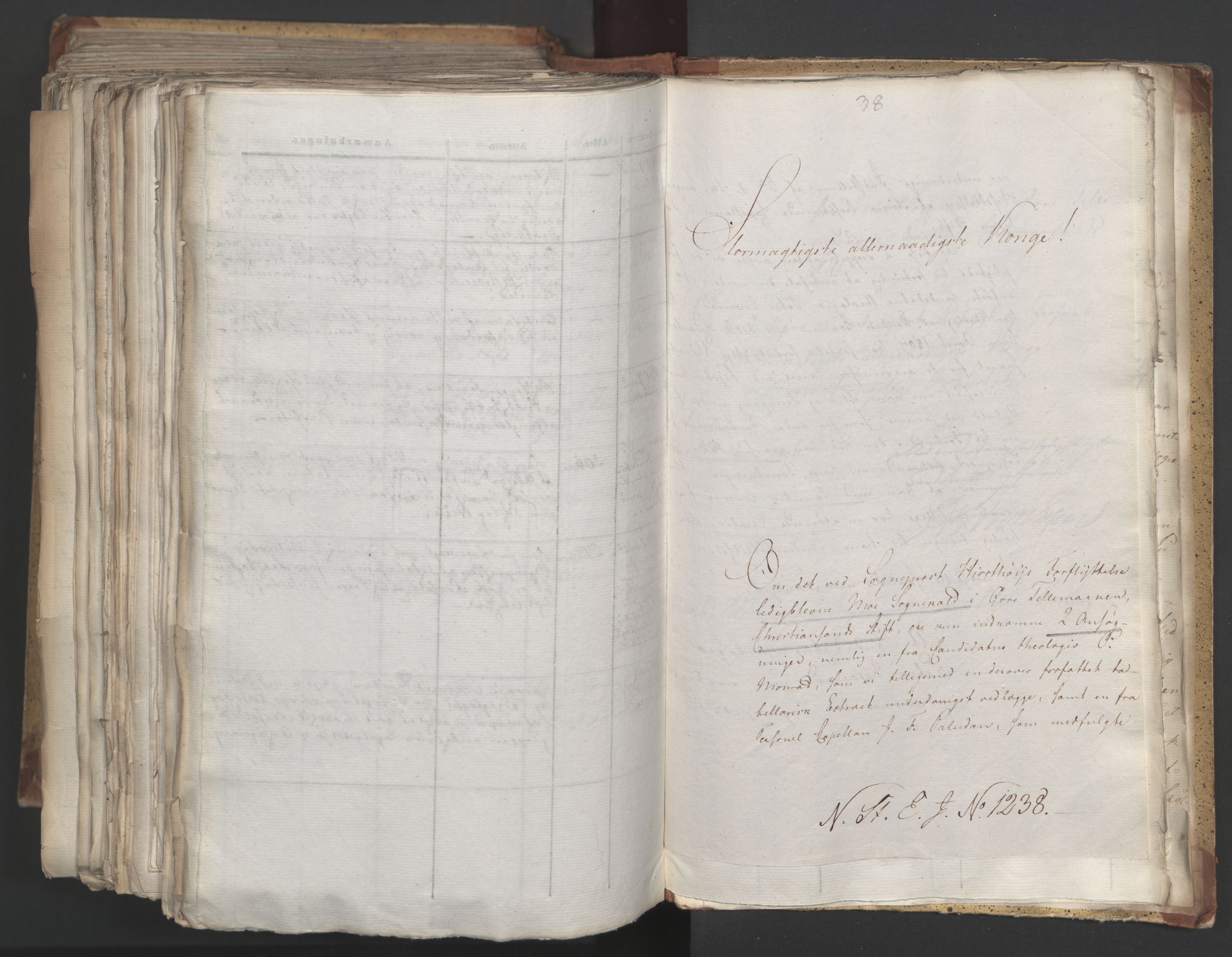 Statsrådsavdelingen i Stockholm, RA/S-1003/D/Da/L0005: Regjeringsinnstillinger nr. 1000-1246, 1816, s. 564