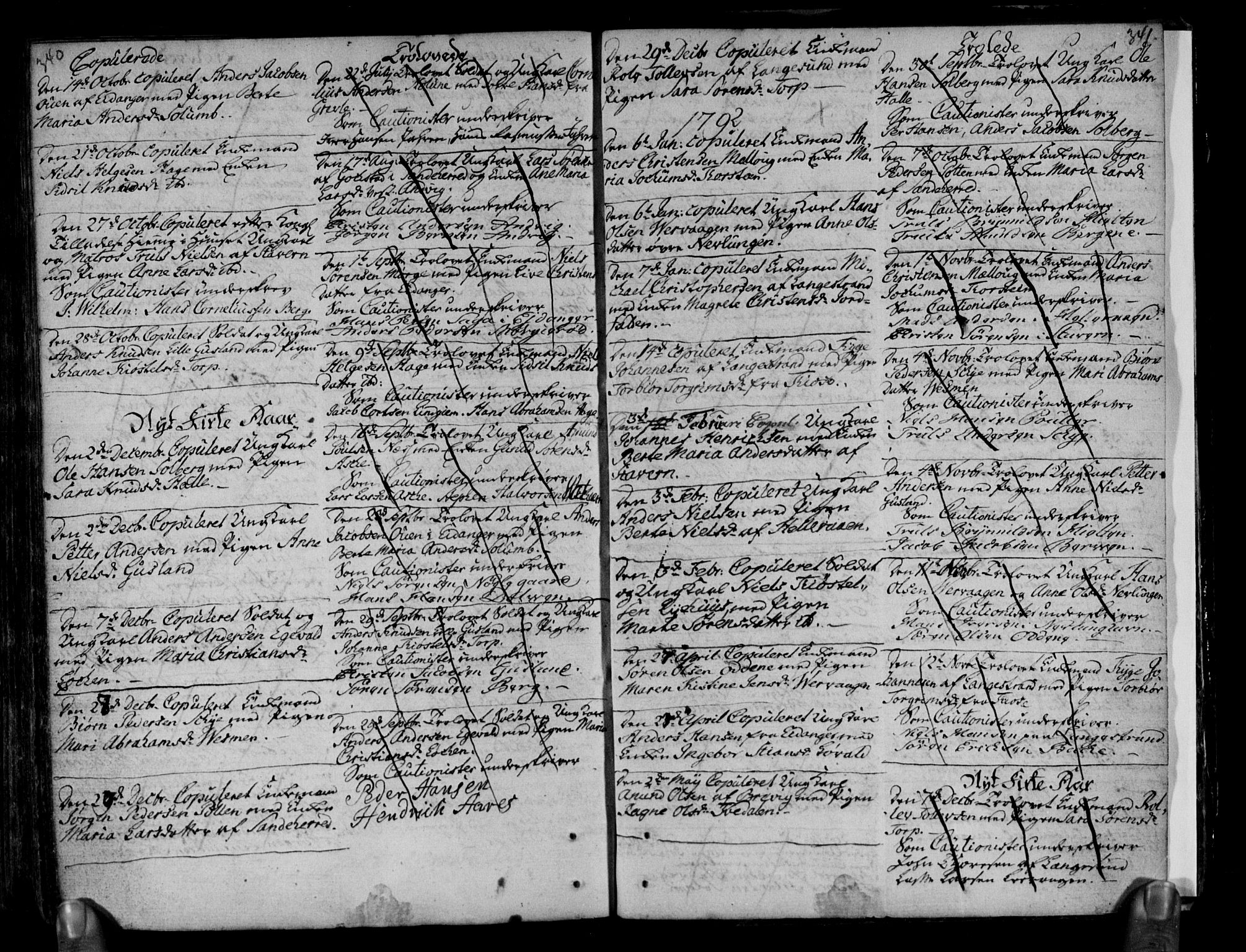 Brunlanes kirkebøker, SAKO/A-342/F/Fa/L0001: Ministerialbok nr. I 1, 1766-1801, s. 340-341