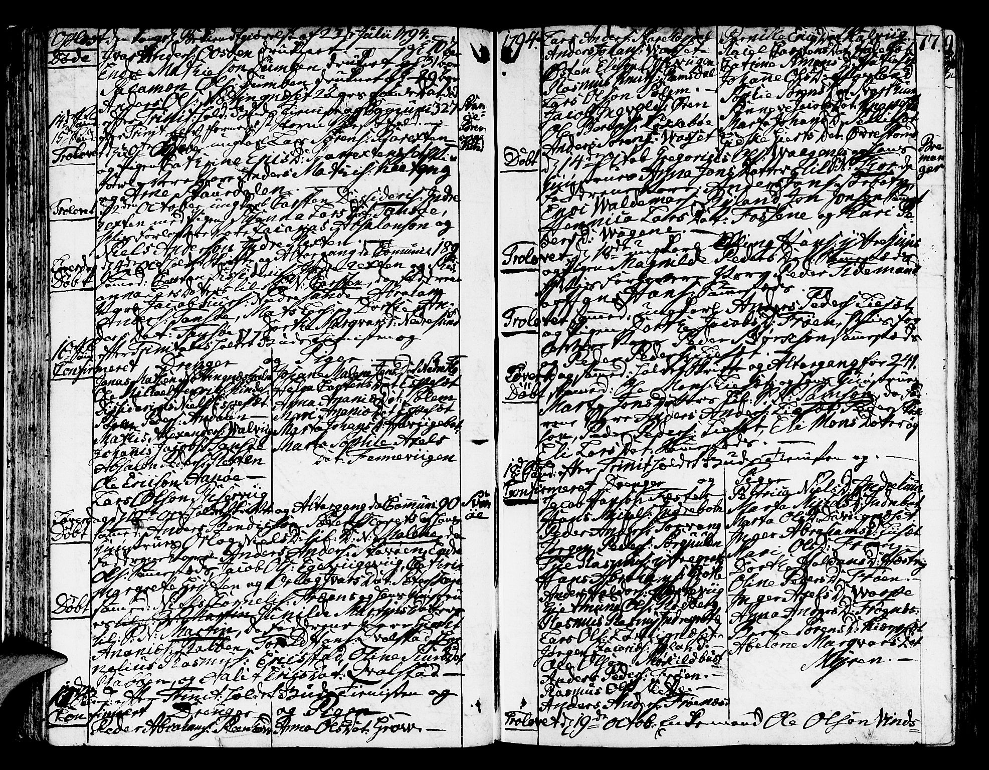 Kinn sokneprestembete, AV/SAB-A-80801/H/Haa/Haaa/L0003: Ministerialbok nr. A 3, 1785-1821, s. 77