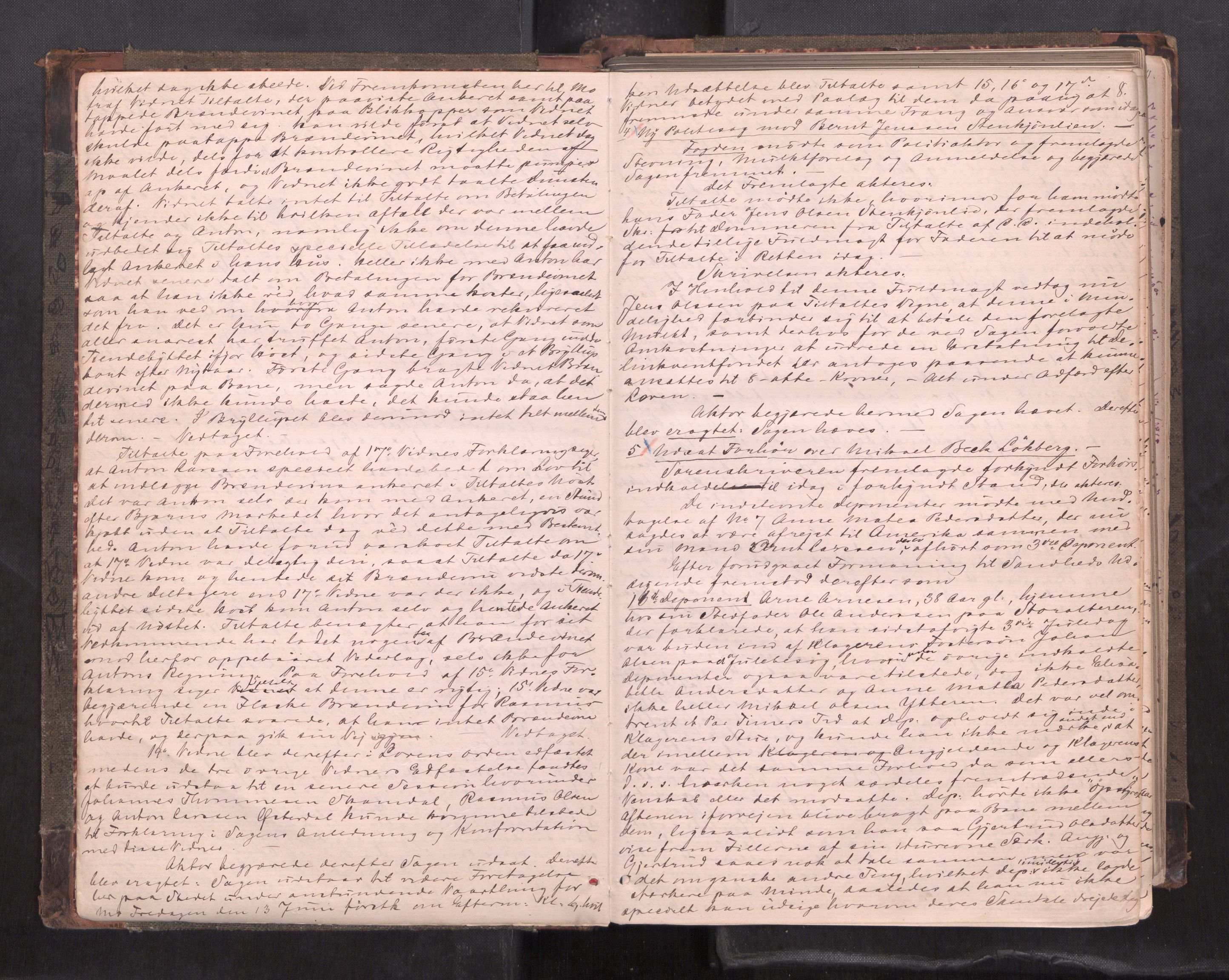 Rana sorenskriveri , AV/SAT-A-1108/1/1/1B/L0013: Ekstrarettsprotokoll, 1879-1884, s. 7b-8a