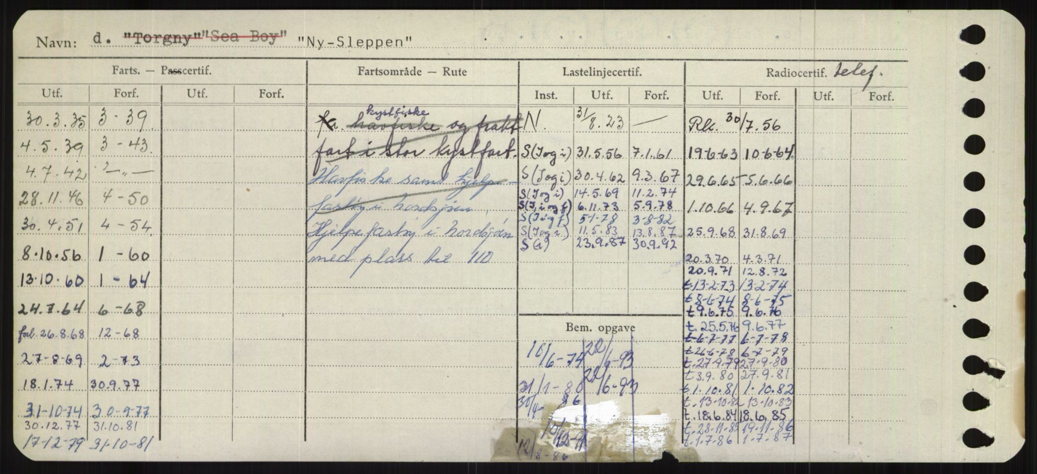 Sjøfartsdirektoratet med forløpere, Skipsmålingen, RA/S-1627/H/Ha/L0004/0001: Fartøy, Mas-R / Fartøy, Mas-Odd, s. 886