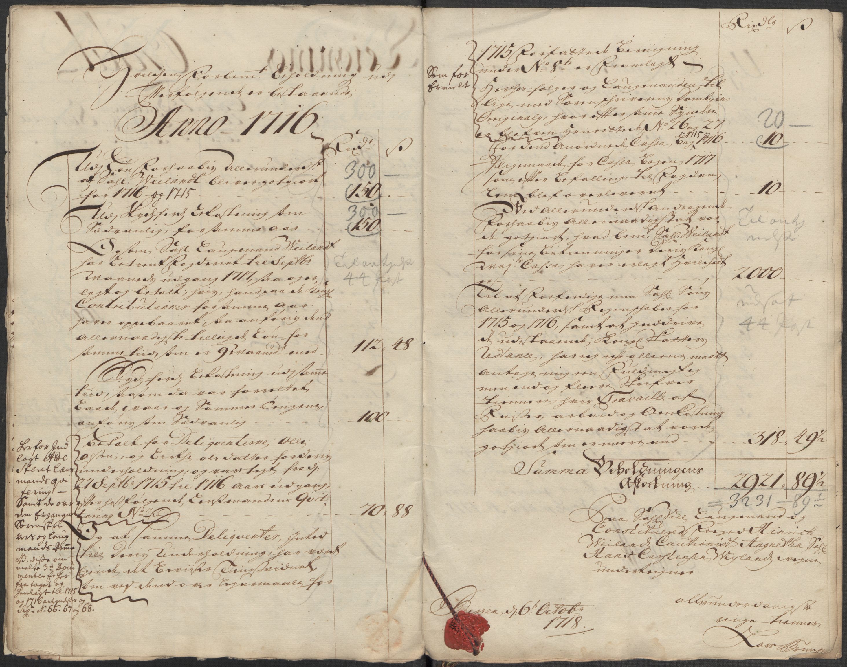 Rentekammeret inntil 1814, Reviderte regnskaper, Fogderegnskap, RA/EA-4092/R51/L3199: Fogderegnskap Nordhordland og Voss, 1716, s. 18