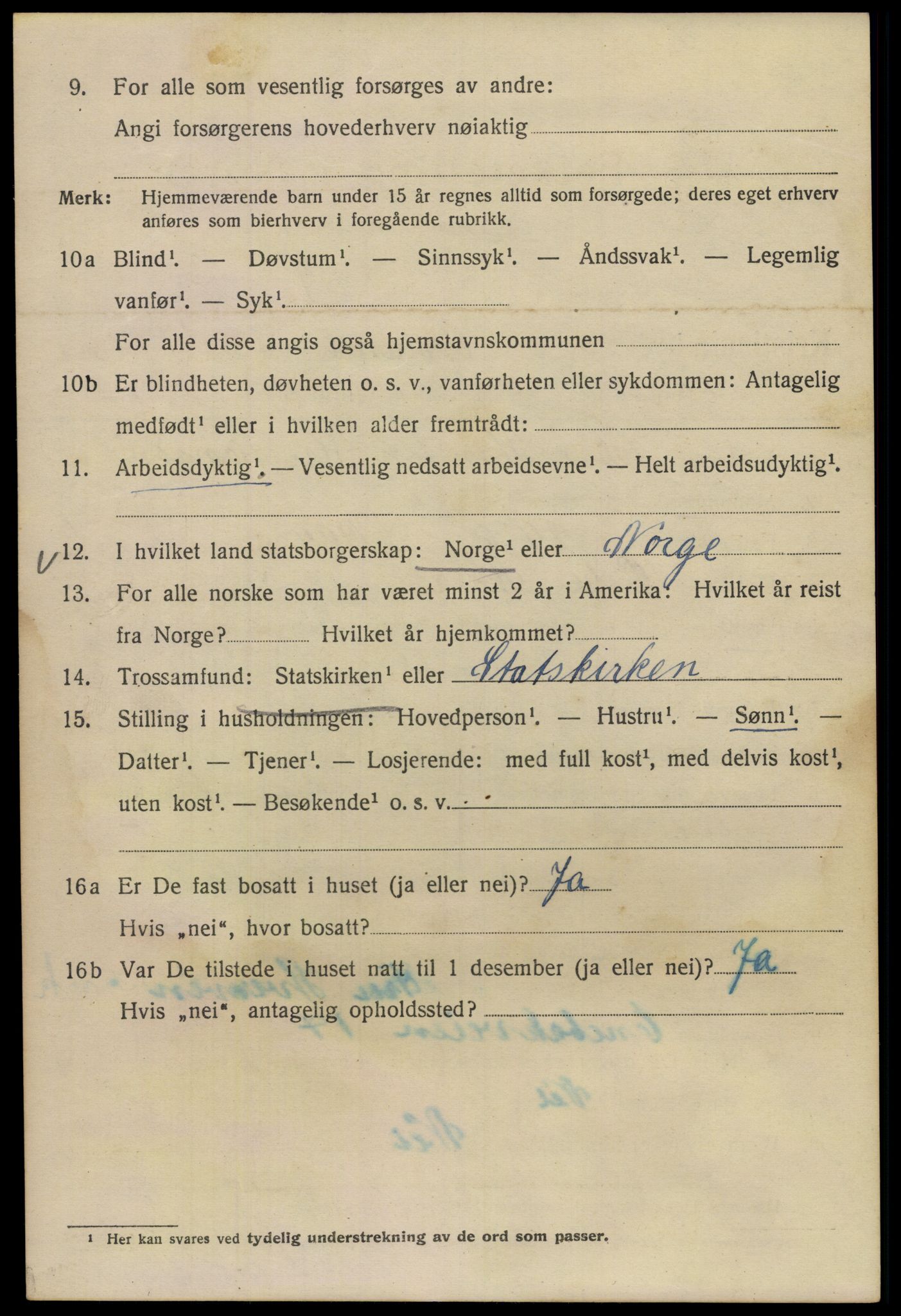 SAO, Folketelling 1920 for 0301 Kristiania kjøpstad, 1920, s. 434782