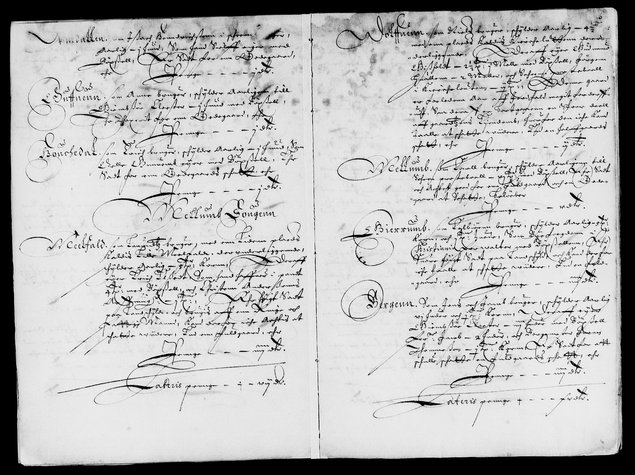 Rentekammeret inntil 1814, Reviderte regnskaper, Lensregnskaper, AV/RA-EA-5023/R/Rb/Rbp/L0037: Bratsberg len, 1650-1652