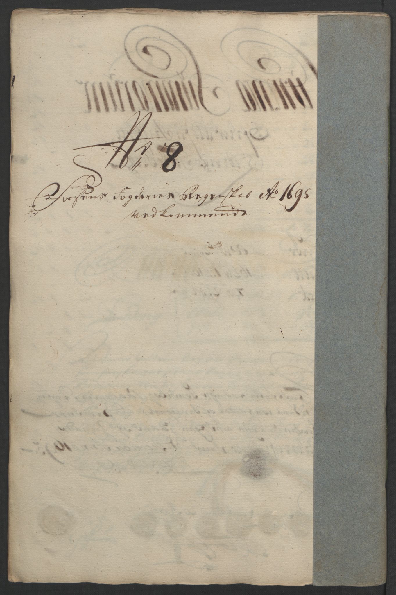 Rentekammeret inntil 1814, Reviderte regnskaper, Fogderegnskap, RA/EA-4092/R57/L3851: Fogderegnskap Fosen, 1695-1696, s. 141