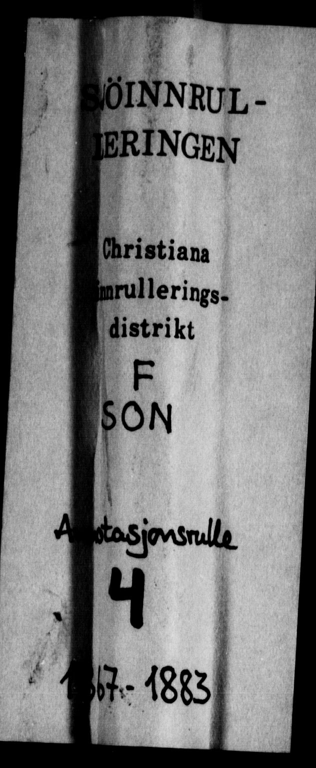 Son mønstringskontor, AV/SAO-A-10569e/F/Fc/Fca/L0004: Annotasjonsrulle, 1867-1883, s. 1