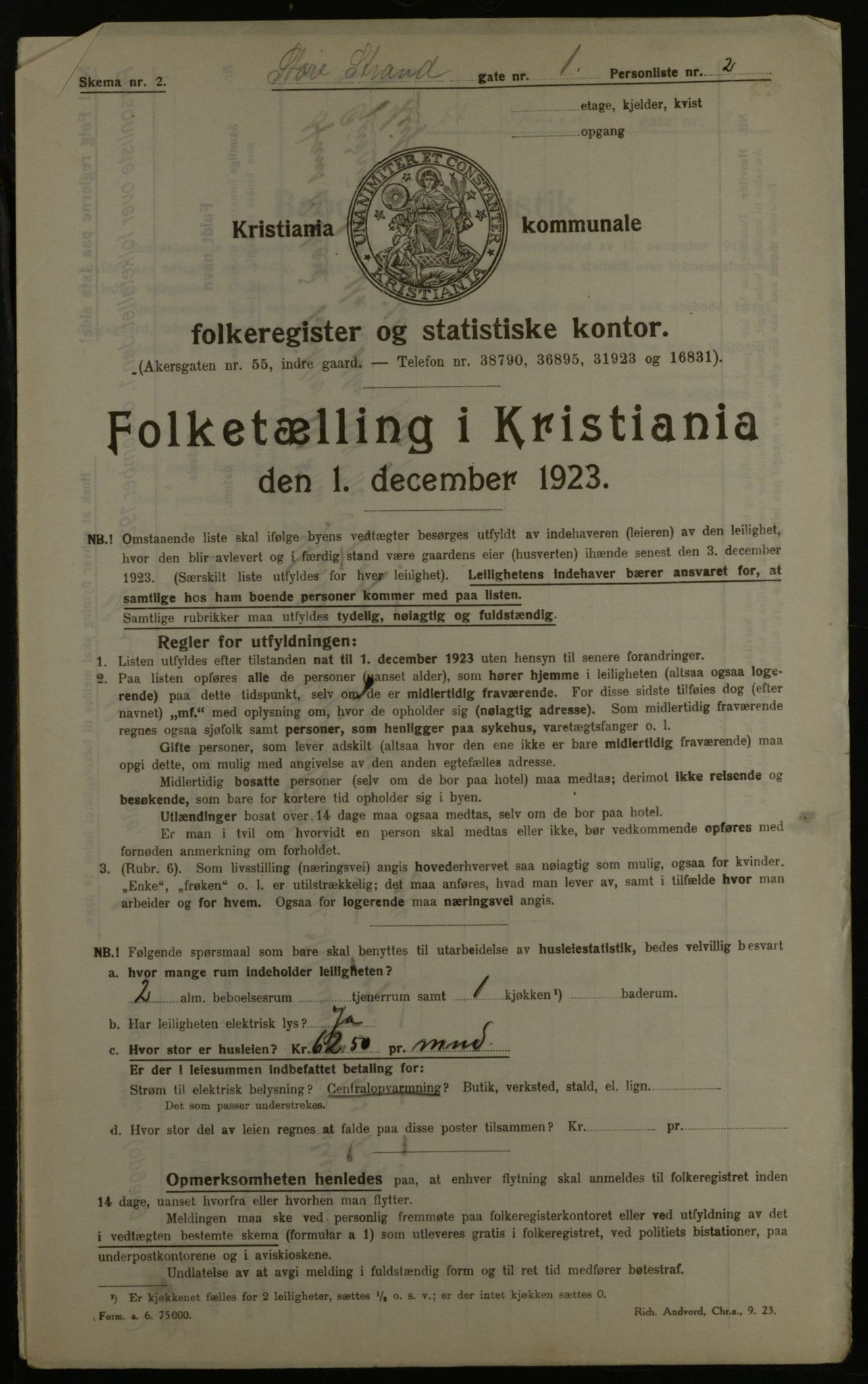 OBA, Kommunal folketelling 1.12.1923 for Kristiania, 1923, s. 29939