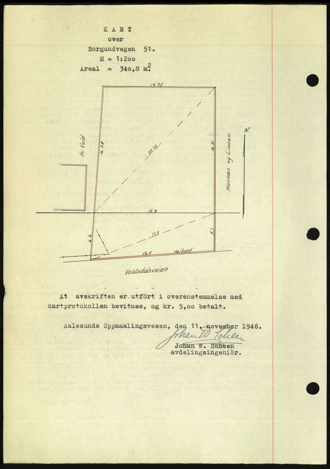 Ålesund byfogd, AV/SAT-A-4384: Pantebok nr. 36b, 1946-1947, Dagboknr: 545/1946