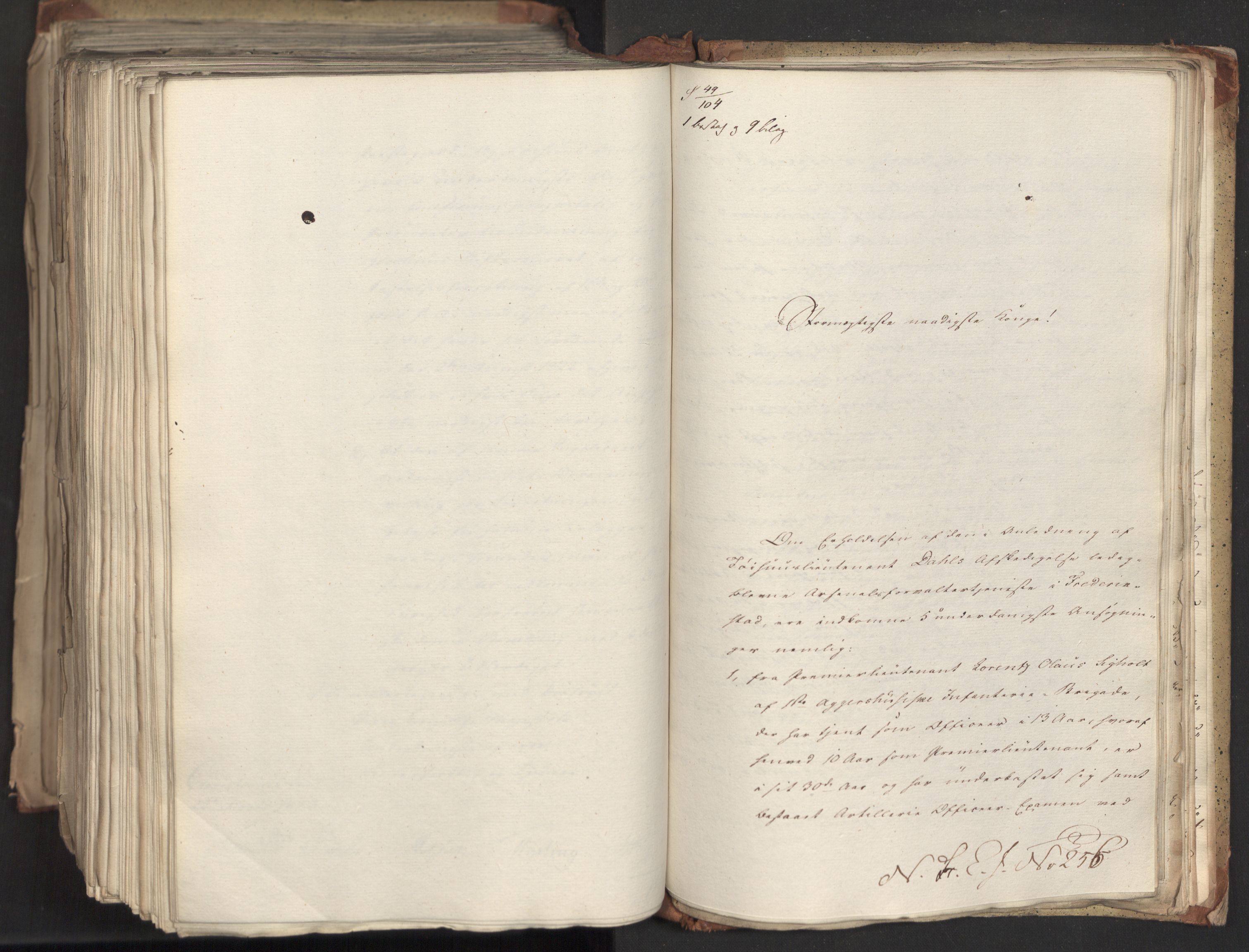 Statsrådsavdelingen i Stockholm, AV/RA-S-1003/D/Da/L0033: Regjeringsinnstillinger nr. 1-274, 1823, s. 663
