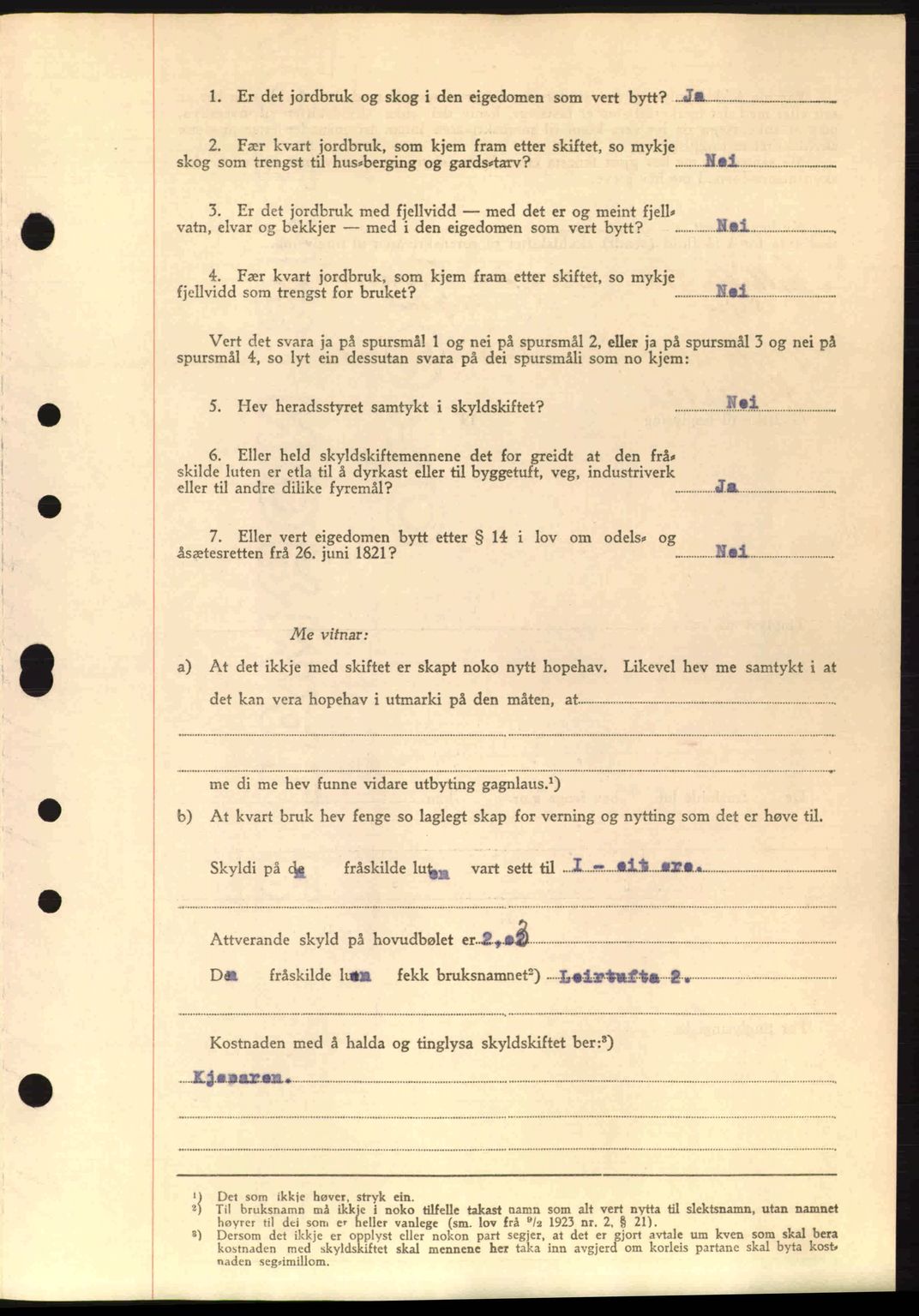 Nordre Sunnmøre sorenskriveri, AV/SAT-A-0006/1/2/2C/2Ca: Pantebok nr. A17, 1943-1944, Dagboknr: 373/1944