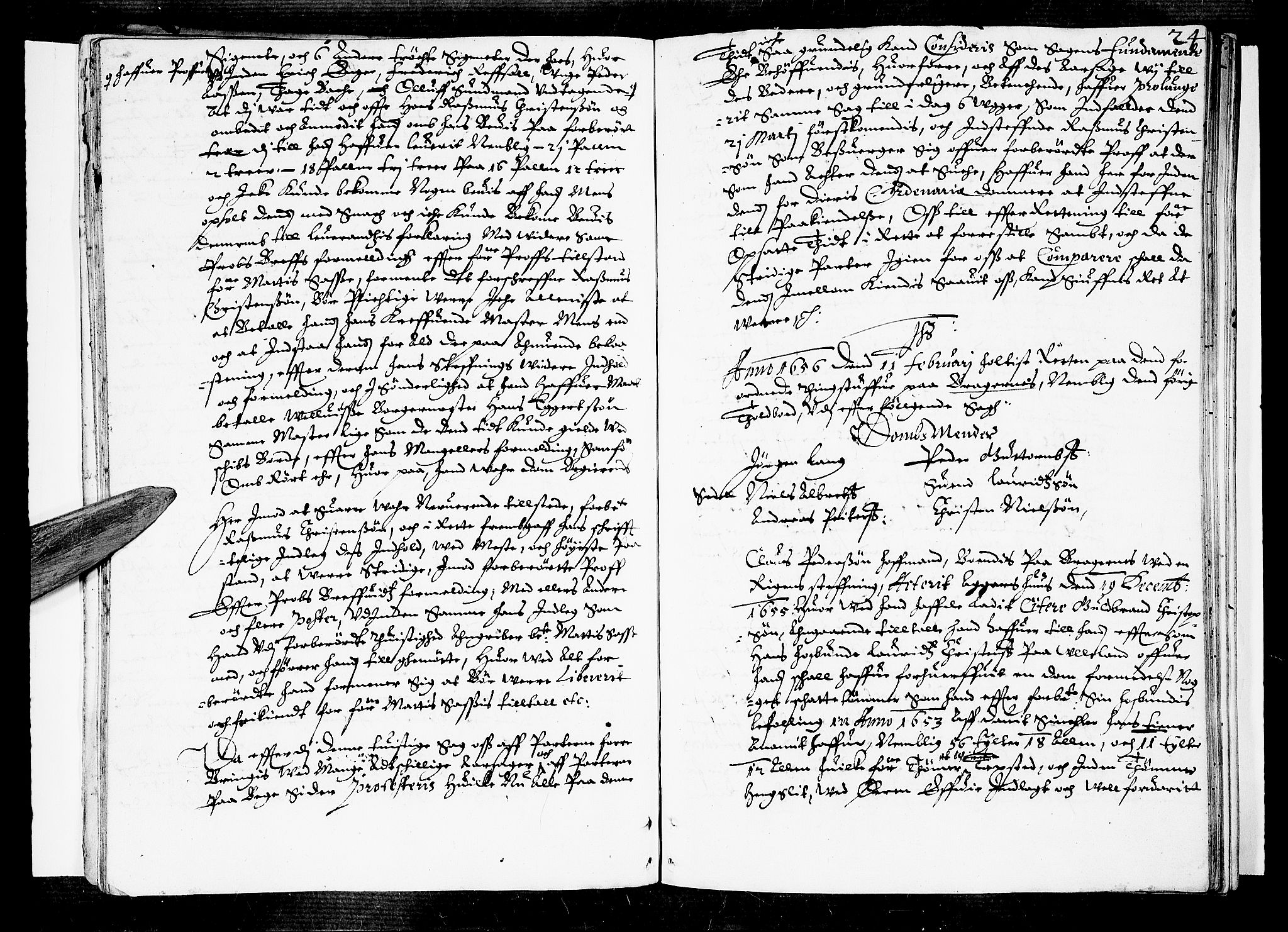 Lier, Røyken og Hurum sorenskriveri, AV/SAKO-A-89/F/Fa/L0001: Tingbok, 1655-1658, s. 24
