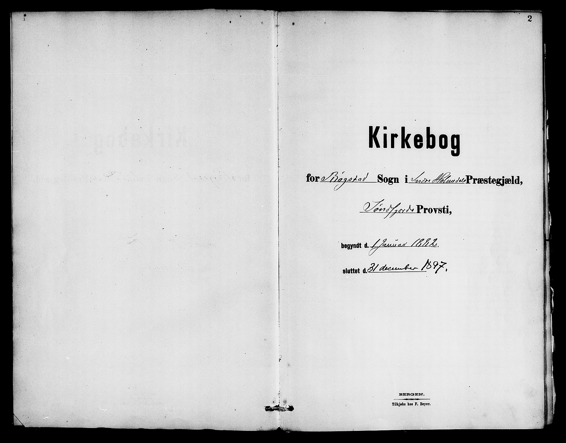 Gaular sokneprestembete, SAB/A-80001/H/Haa: Ministerialbok nr. C 1, 1882-1897