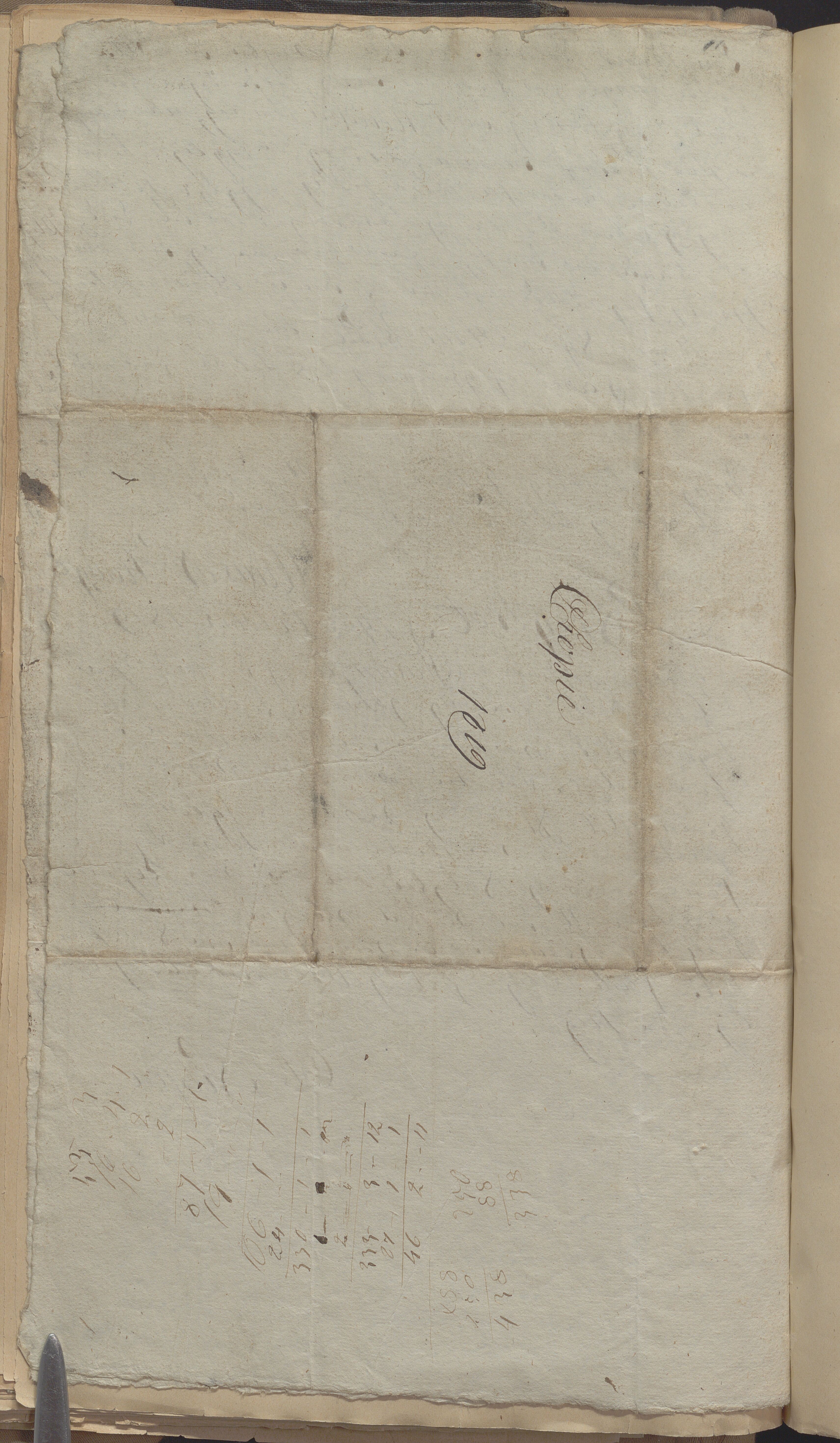 Heggtveitsamlingen, TMF/A-1007/H/L0050: Innbundne brev, Ms A, med innlagt registratur. , 1800-1850