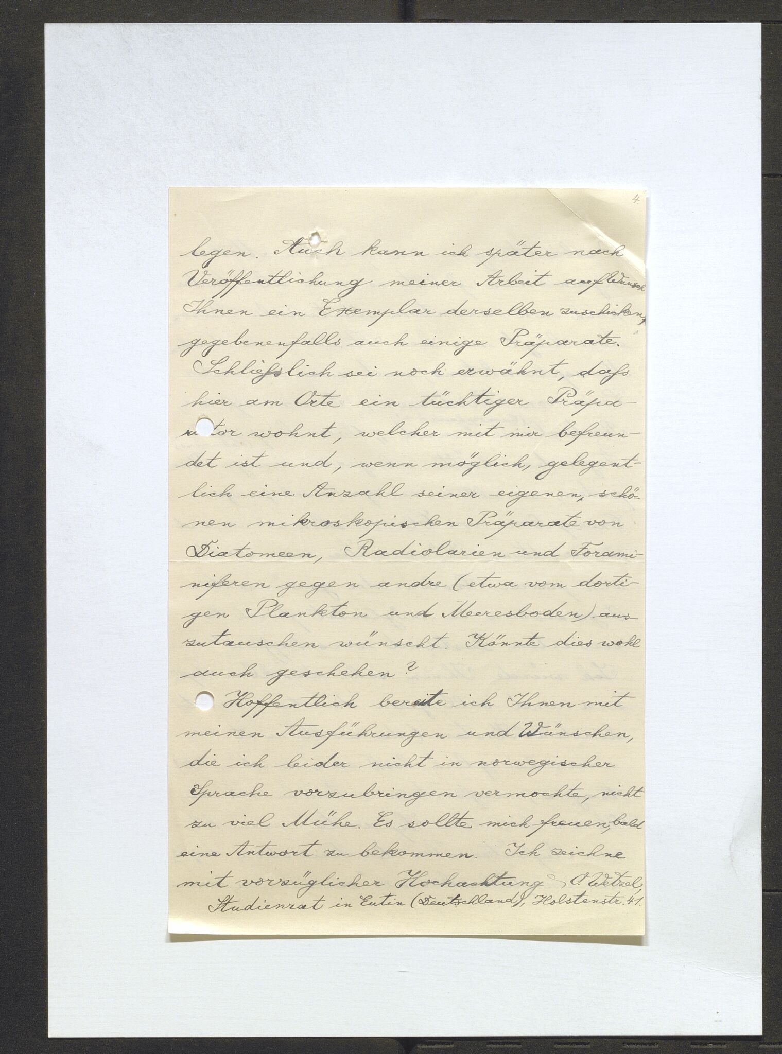 Bergens Museum, AV/SAB-A-17301/13/D/L0002: Korrespondanse , 1928-1940, s. 300