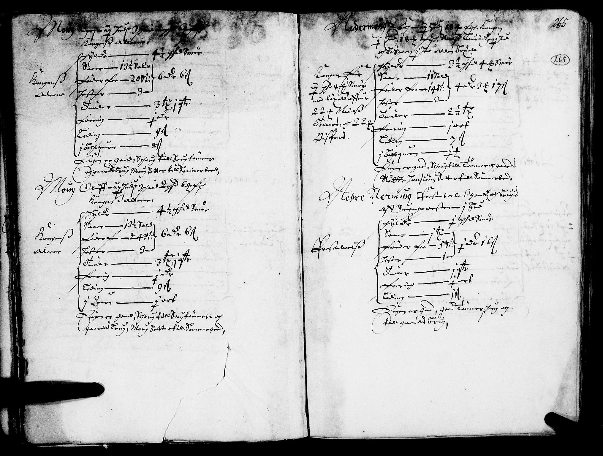 Rentekammeret inntil 1814, Realistisk ordnet avdeling, AV/RA-EA-4070/N/Nb/Nba/L0015: Gudbrandsdalen fogderi, 2. del, 1668, s. 264b-265a