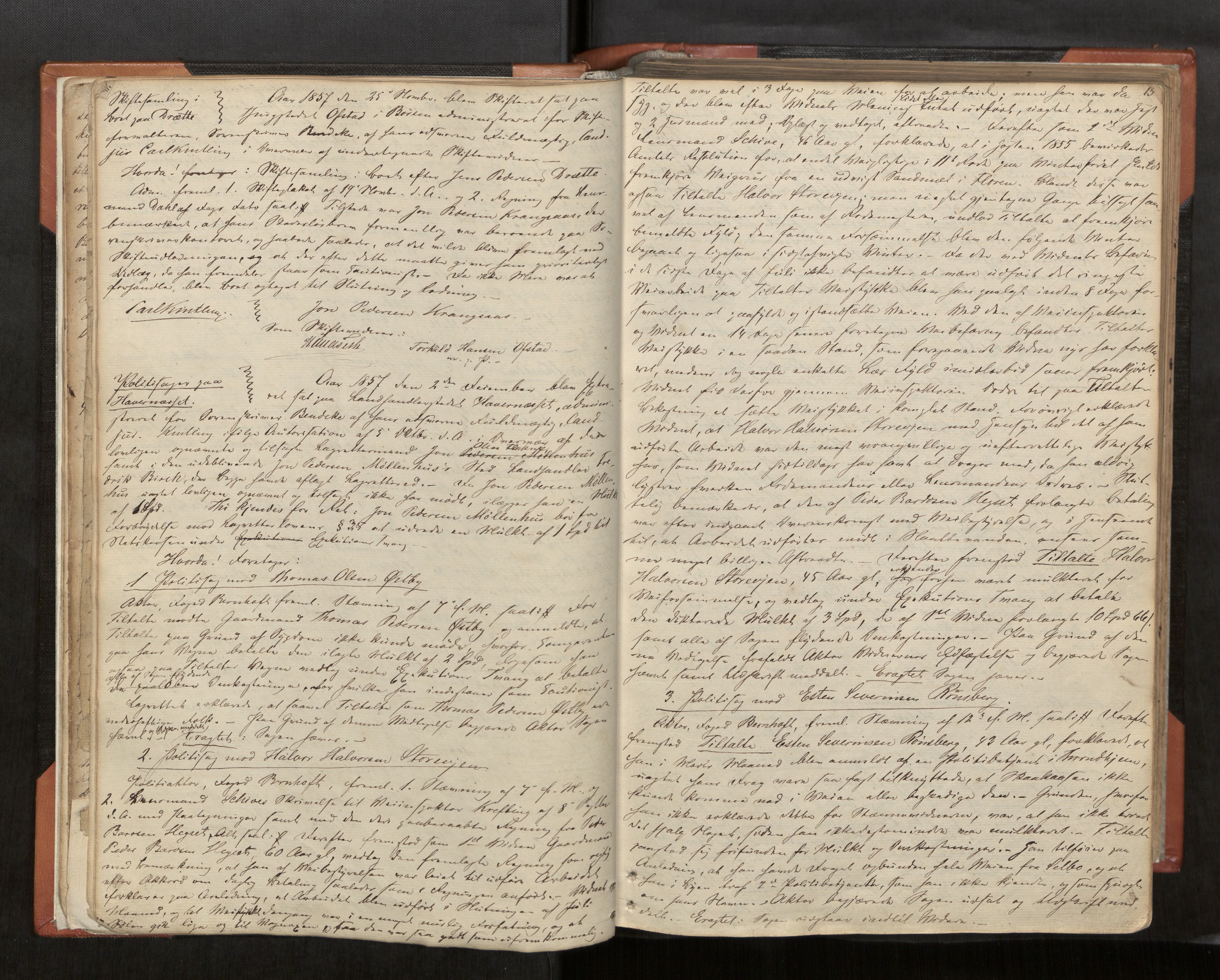 Strinda og Selbu sorenskriveri, AV/SAT-A-0015/3/3B/L0003: Skifteforhandlingsprot. 3 3, 1856-1874, s. 15