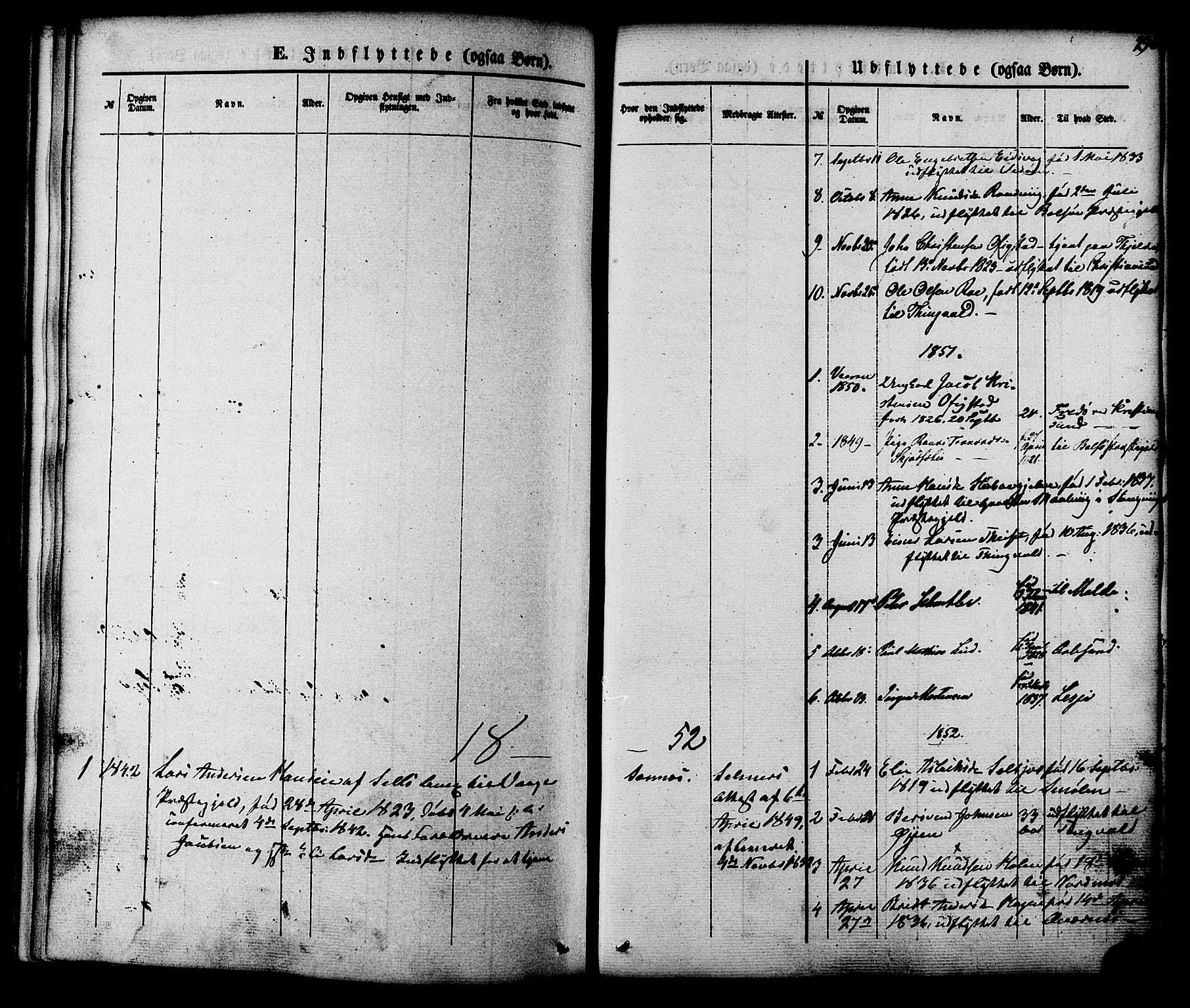Ministerialprotokoller, klokkerbøker og fødselsregistre - Møre og Romsdal, SAT/A-1454/551/L0625: Ministerialbok nr. 551A05, 1846-1879, s. 296