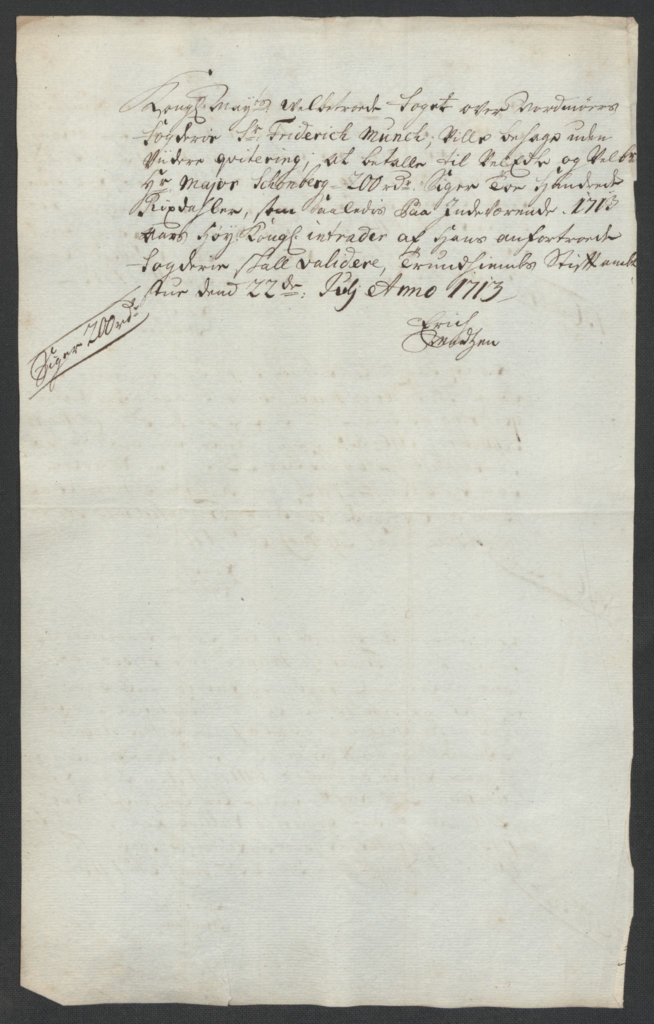 Rentekammeret inntil 1814, Reviderte regnskaper, Fogderegnskap, RA/EA-4092/R56/L3745: Fogderegnskap Nordmøre, 1711, s. 22