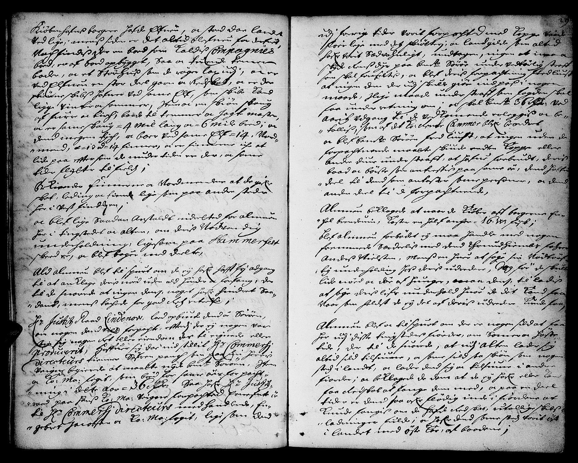 Finnmark sorenskriveri, AV/SATØ-S-0053/F/Fa/L0021: Justisprotokoller, 1685-1688, s. 28b-29a