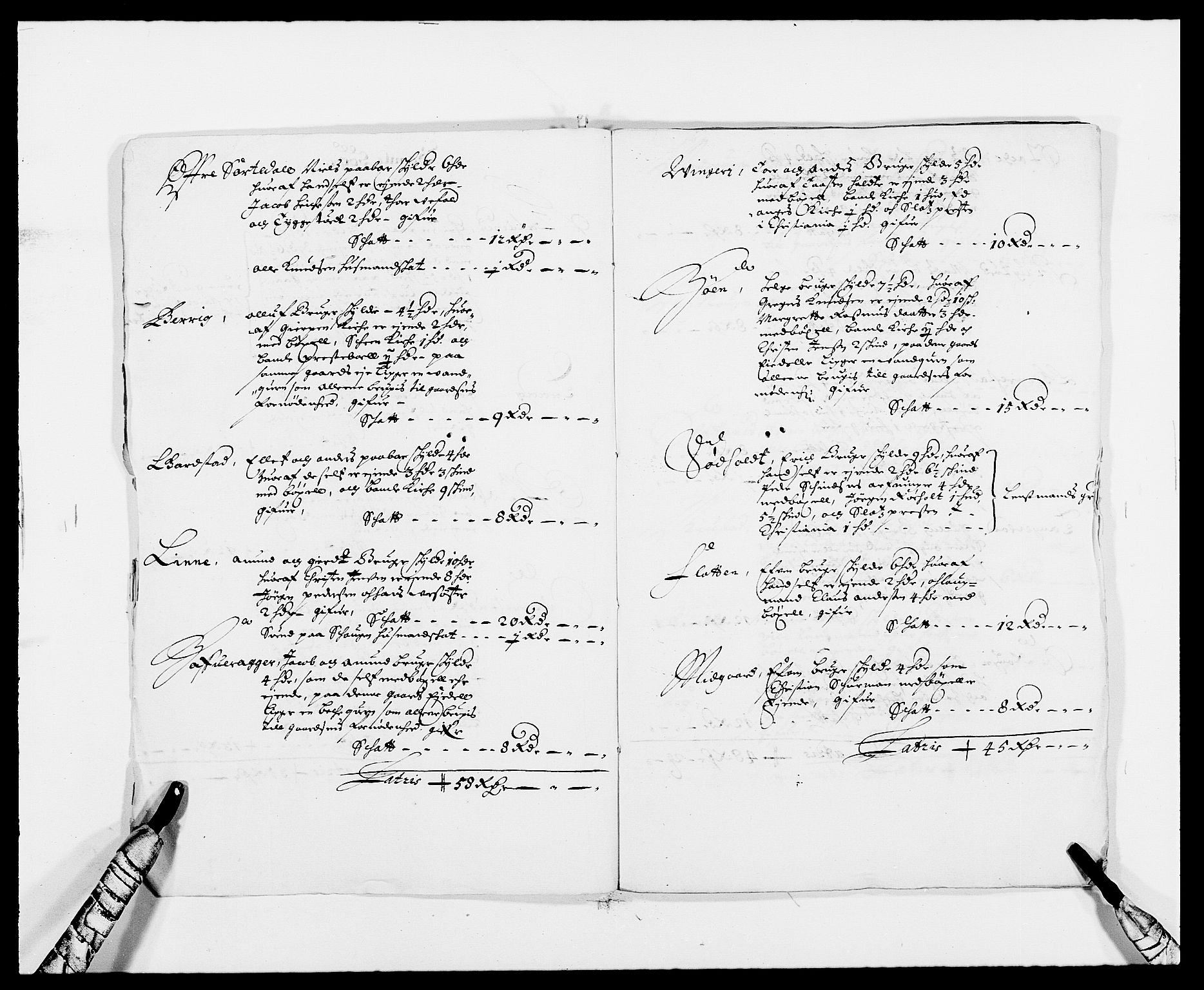 Rentekammeret inntil 1814, Reviderte regnskaper, Fogderegnskap, AV/RA-EA-4092/R34/L2042: Fogderegnskap Bamble, 1673-1675, s. 283