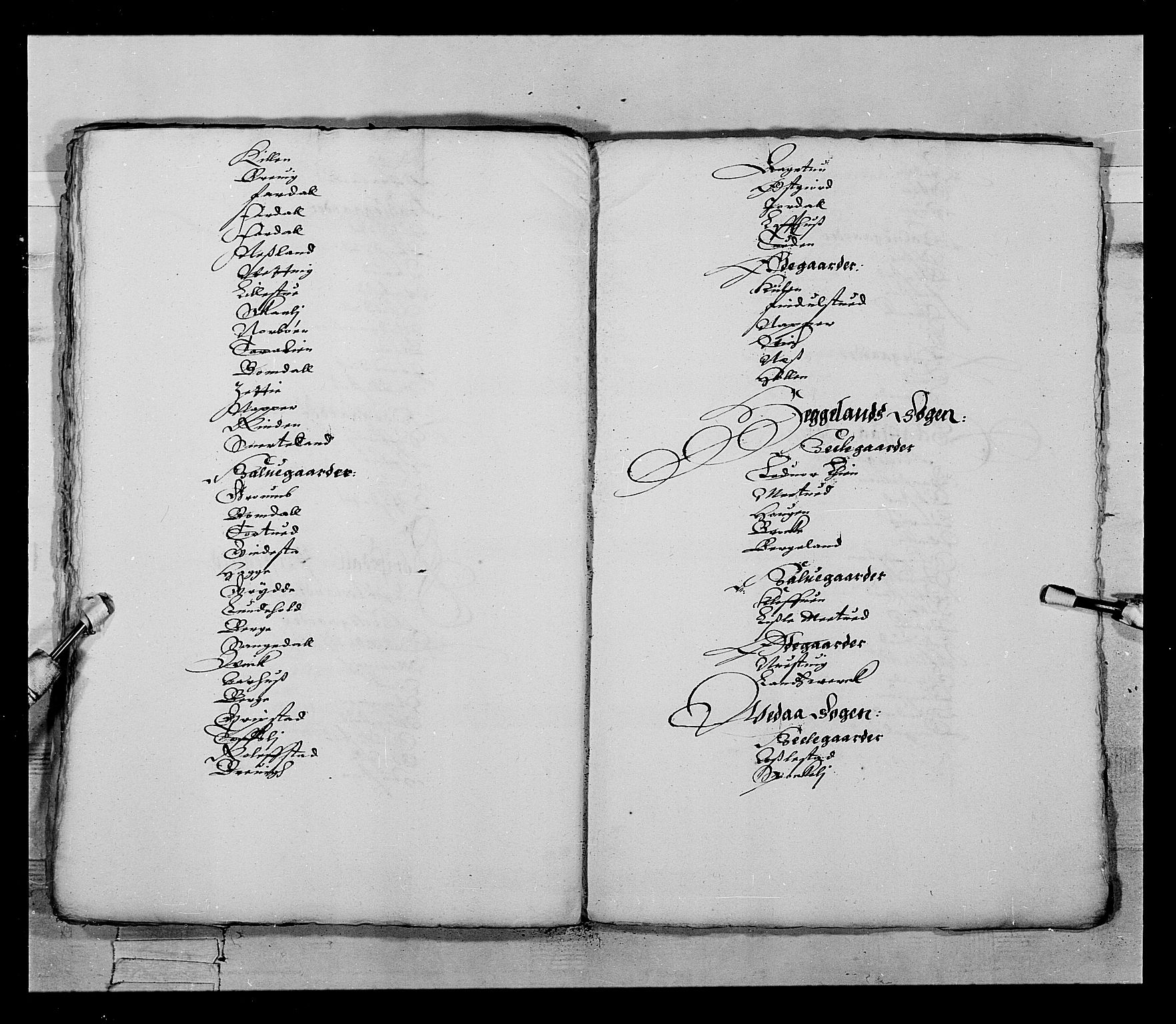 Stattholderembetet 1572-1771, RA/EA-2870/Ek/L0022/0005: Jordebøker 1633-1658: / En liste over soldatlegg og en liste over gårder i Bratsberg len, 1642-1644, s. 66