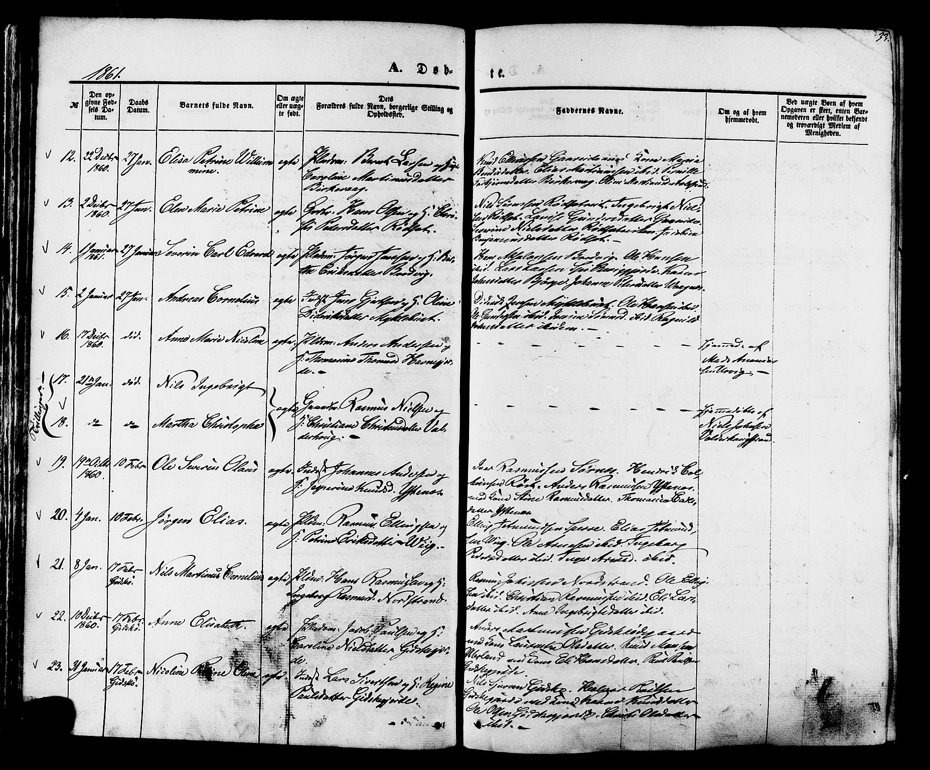 Ministerialprotokoller, klokkerbøker og fødselsregistre - Møre og Romsdal, AV/SAT-A-1454/528/L0398: Ministerialbok nr. 528A09, 1858-1864, s. 33