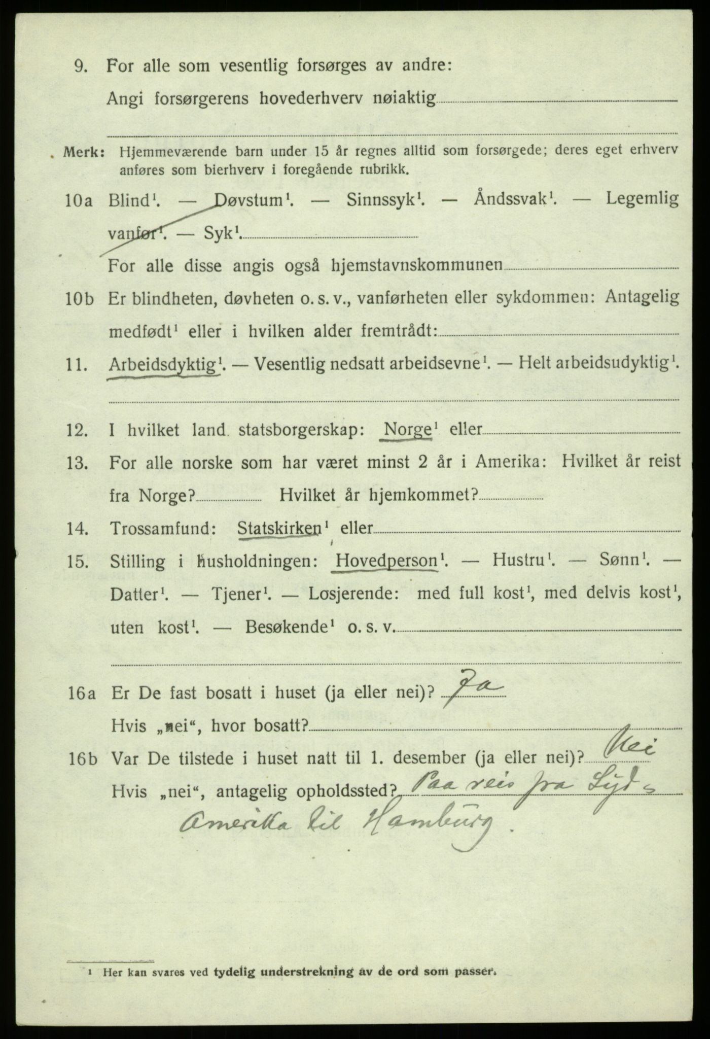 SAB, Folketelling 1920 for 1243 Os herred, 1920, s. 8315