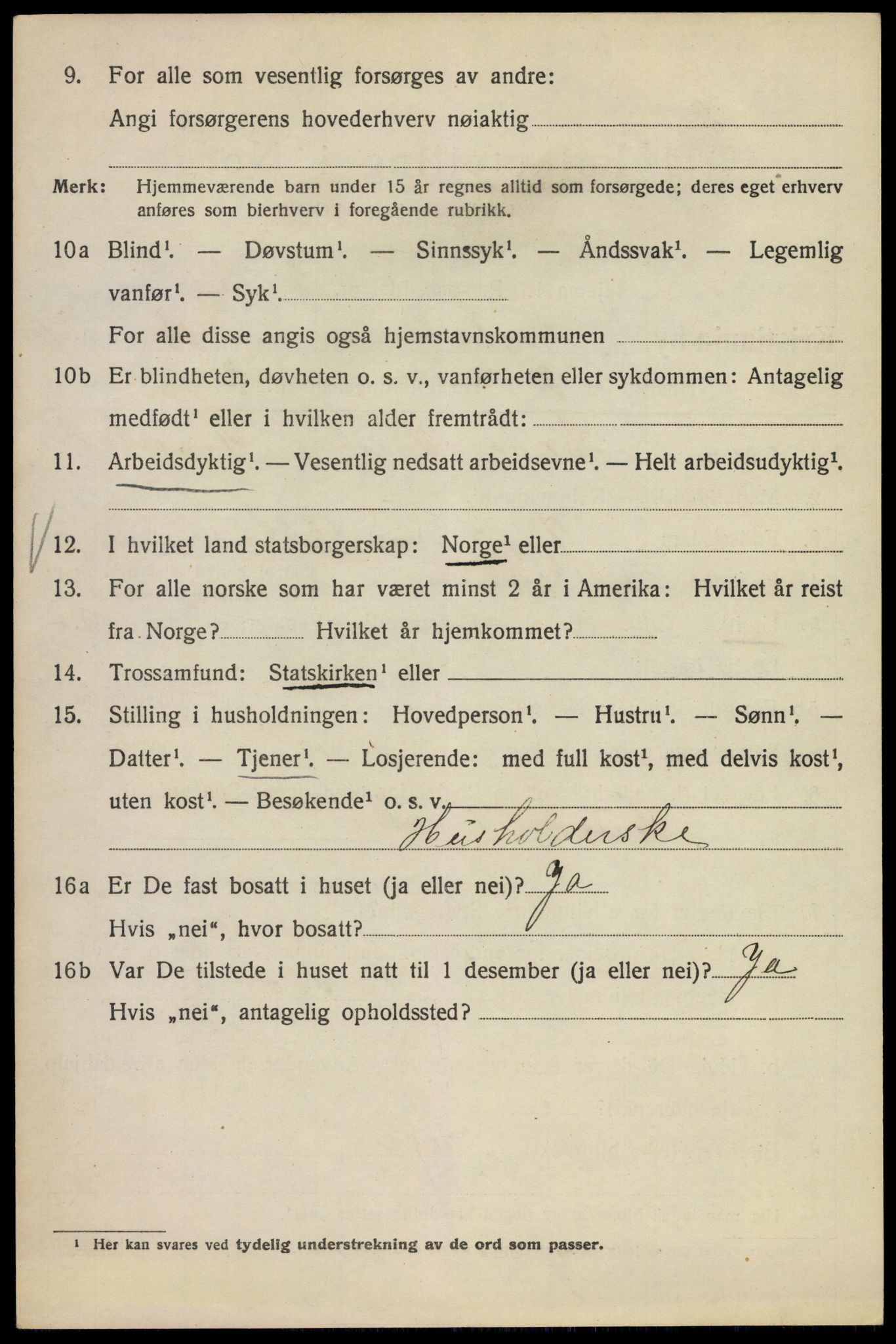 SAO, Folketelling 1920 for 0301 Kristiania kjøpstad, 1920, s. 642988