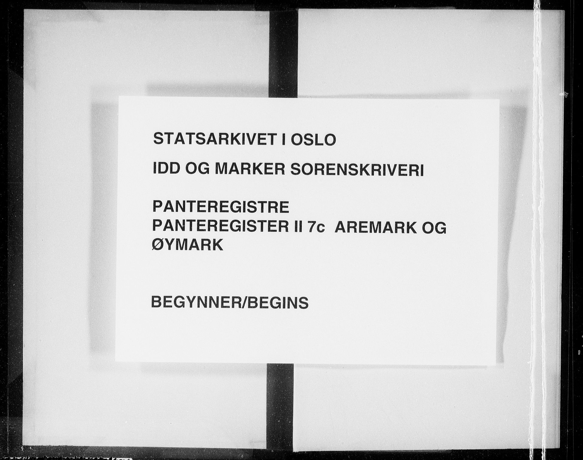 Idd og Marker sorenskriveri, SAO/A-10283/G/Ga/Gac/L0007c: Panteregister nr. II 7c, 1795-1954