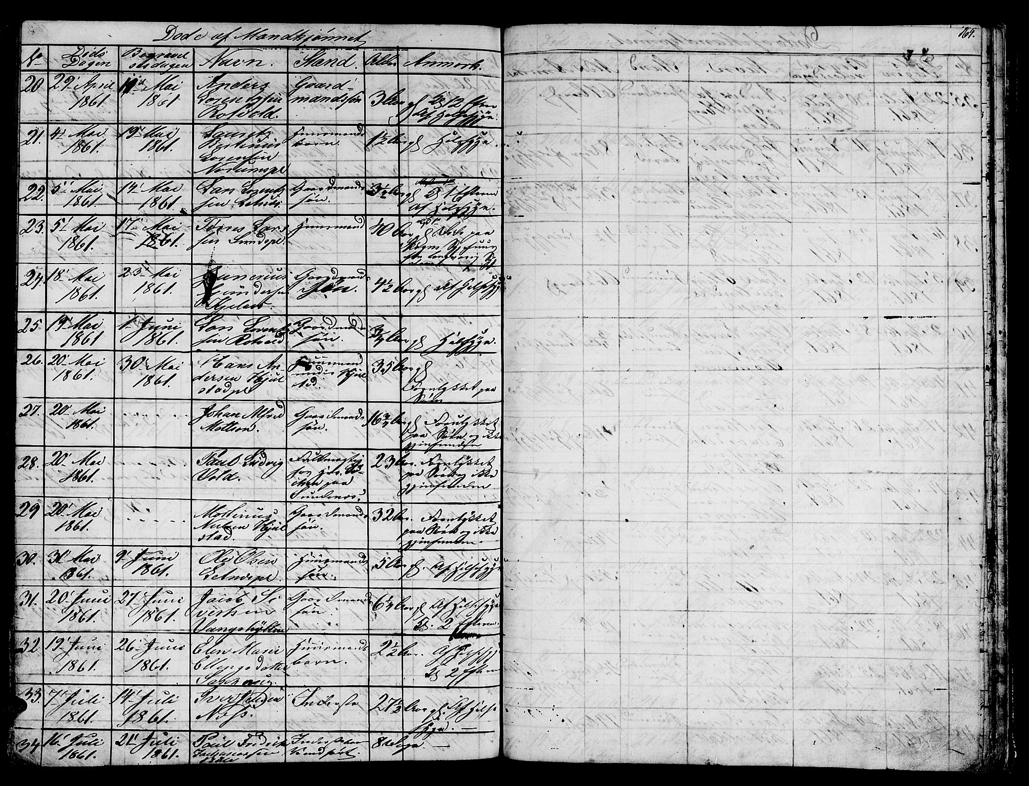 Ministerialprotokoller, klokkerbøker og fødselsregistre - Nord-Trøndelag, SAT/A-1458/730/L0299: Klokkerbok nr. 730C02, 1849-1871, s. 164