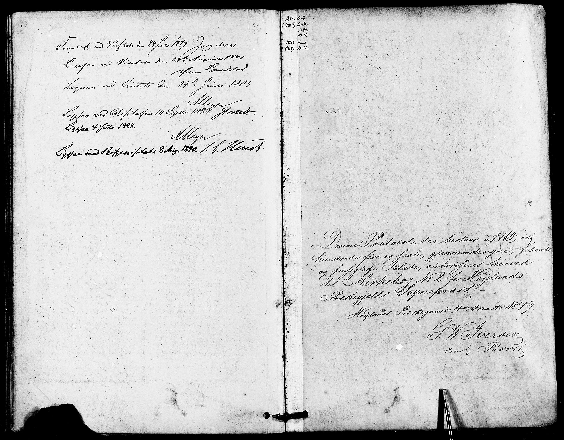 Høyland sokneprestkontor, AV/SAST-A-101799/001/30BA/L0012: Ministerialbok nr. A 11, 1878-1889