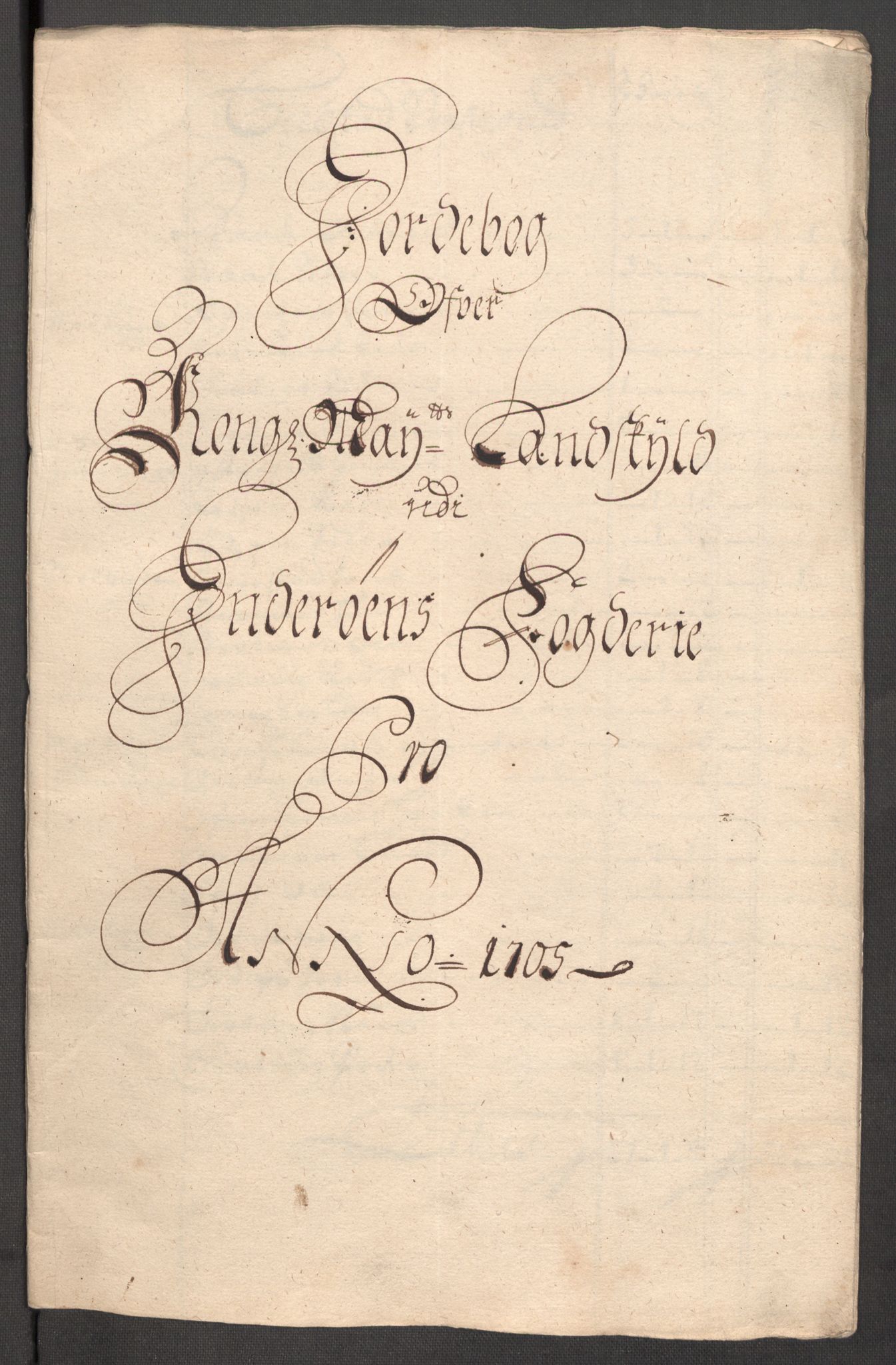 Rentekammeret inntil 1814, Reviderte regnskaper, Fogderegnskap, RA/EA-4092/R63/L4314: Fogderegnskap Inderøy, 1705, s. 135