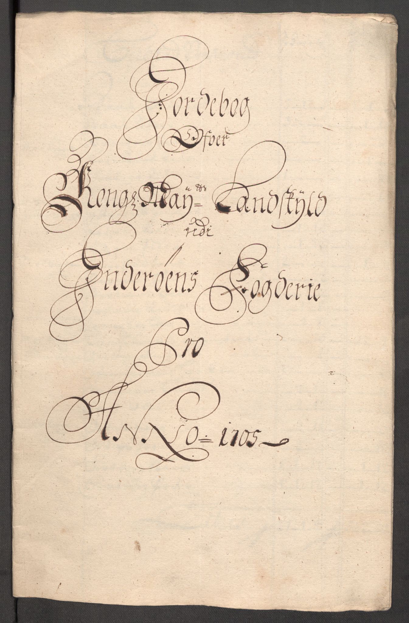 Rentekammeret inntil 1814, Reviderte regnskaper, Fogderegnskap, AV/RA-EA-4092/R63/L4314: Fogderegnskap Inderøy, 1705, s. 135