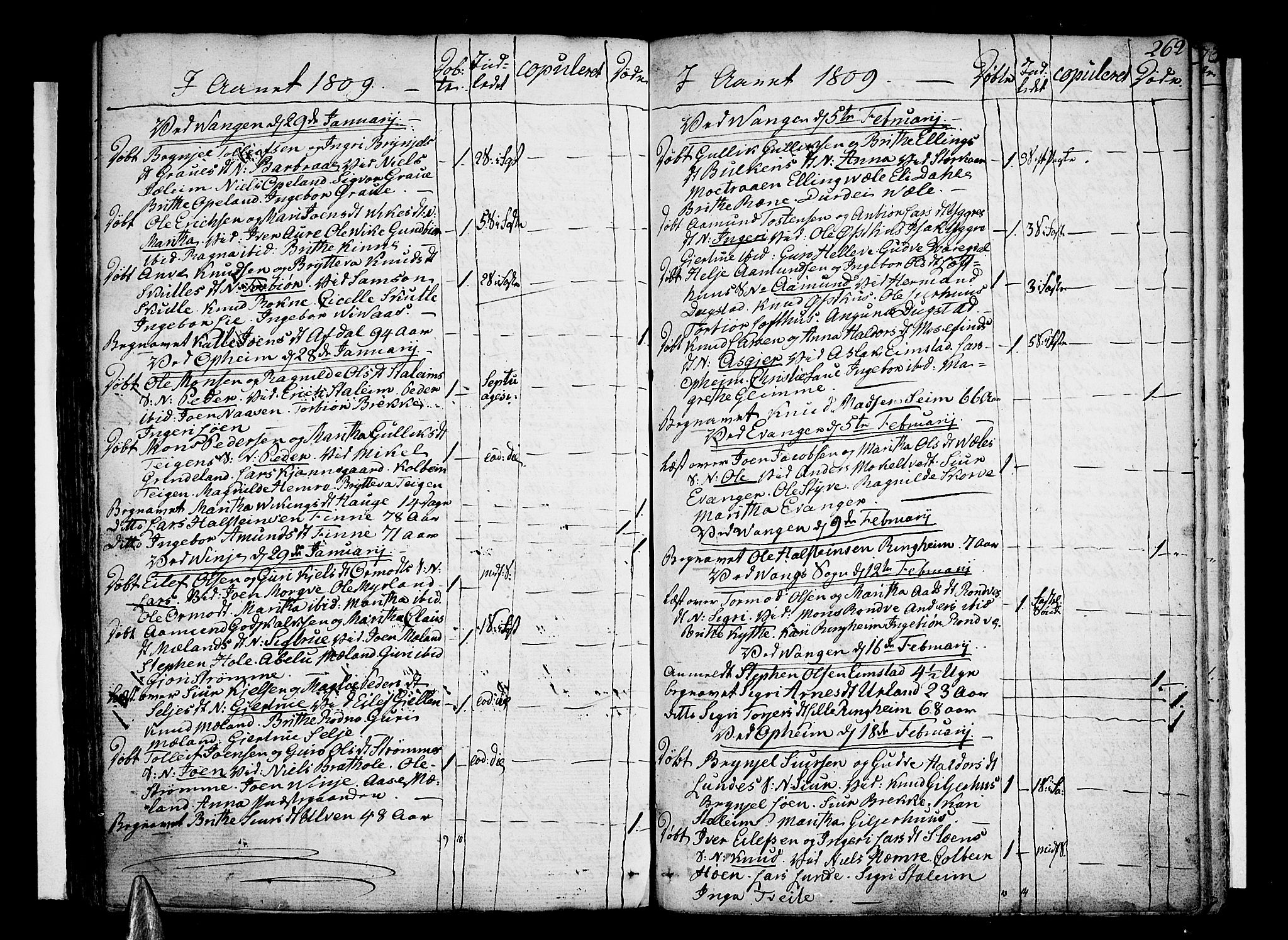Voss sokneprestembete, AV/SAB-A-79001/H/Haa: Ministerialbok nr. A 9, 1780-1810, s. 262