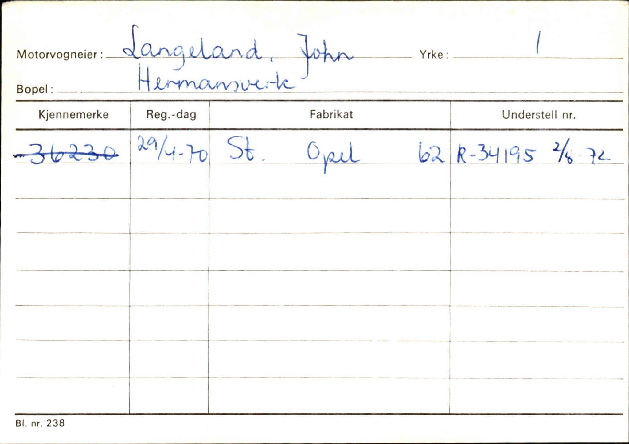 Statens vegvesen, Sogn og Fjordane vegkontor, AV/SAB-A-5301/4/F/L0126: Eigarregister Fjaler M-Å. Leikanger A-Å, 1945-1975, s. 1661