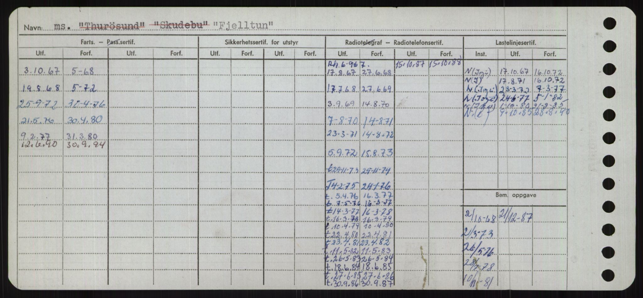 Sjøfartsdirektoratet med forløpere, Skipsmålingen, RA/S-1627/H/Ha/L0002/0001: Fartøy, Eik-Hill / Fartøy, Eik-F, s. 482