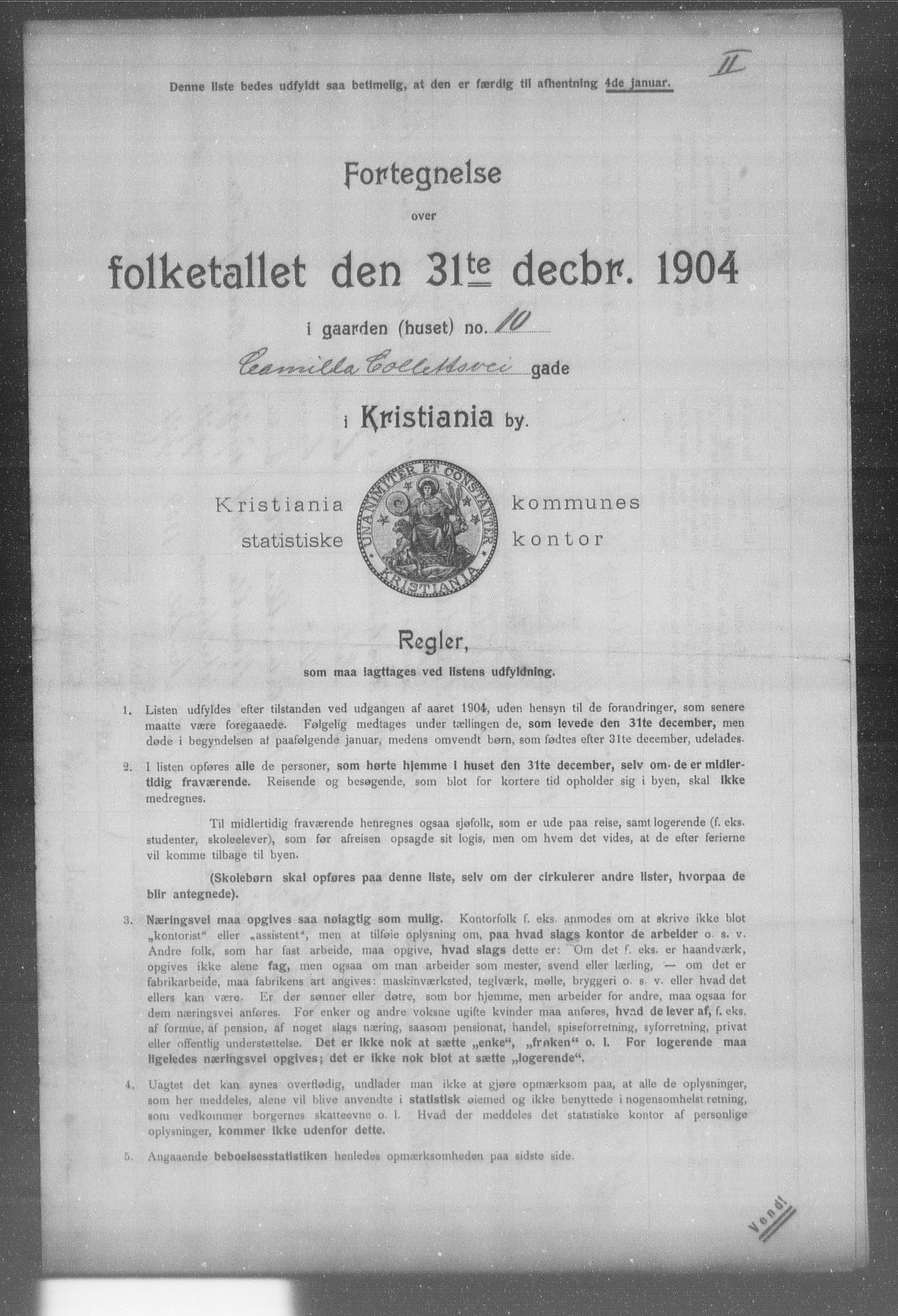 OBA, Kommunal folketelling 31.12.1904 for Kristiania kjøpstad, 1904, s. 2473