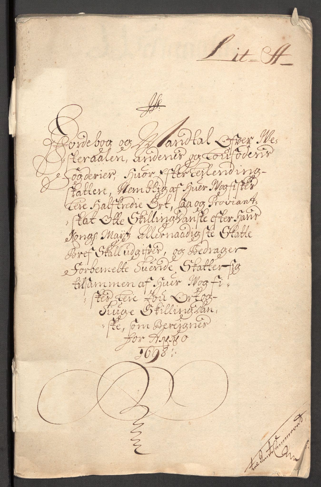 Rentekammeret inntil 1814, Reviderte regnskaper, Fogderegnskap, AV/RA-EA-4092/R67/L4678: Fogderegnskap Vesterålen, Andenes og Lofoten, 1696-1708, s. 194