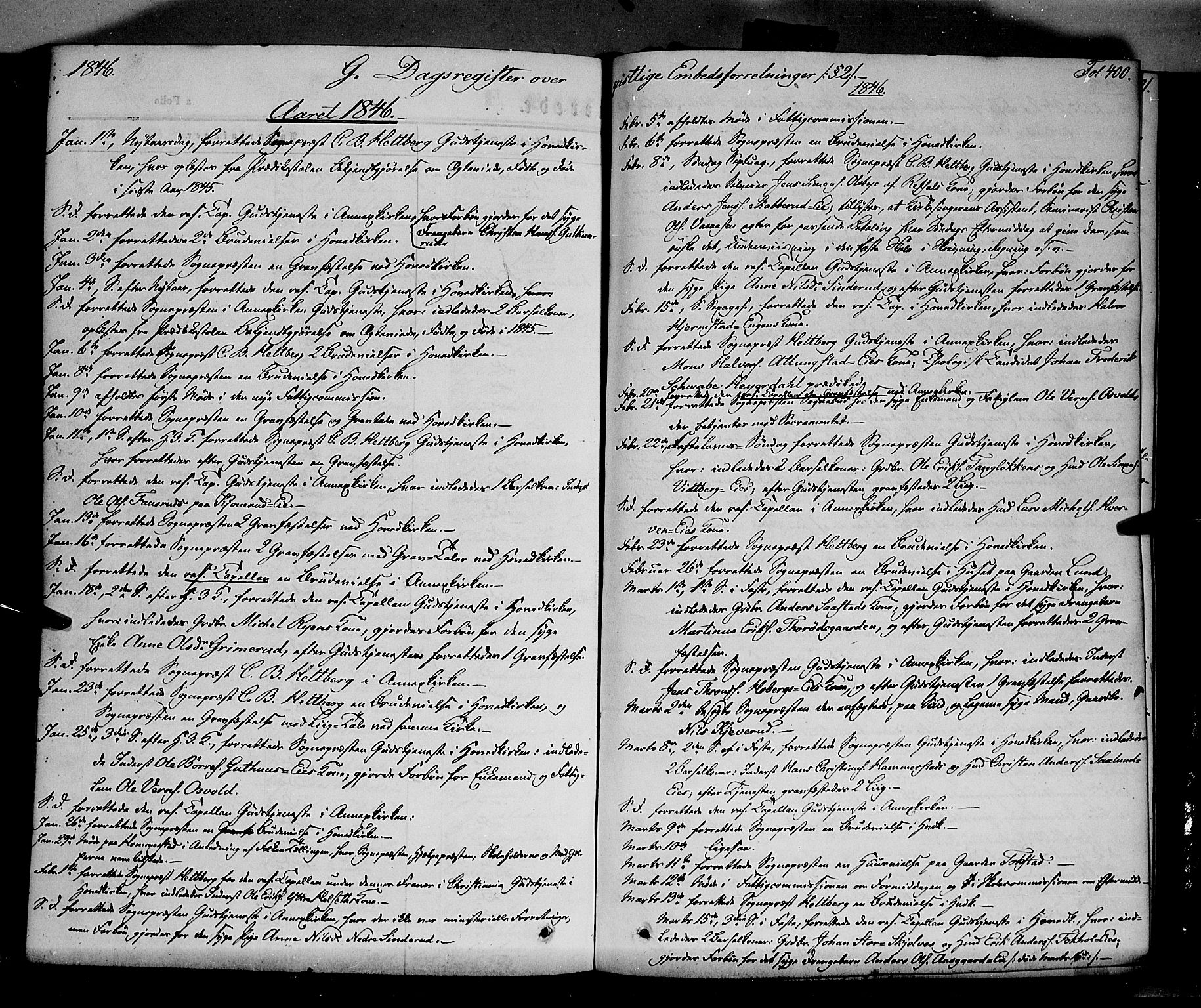 Stange prestekontor, AV/SAH-PREST-002/K/L0011: Ministerialbok nr. 11, 1846-1852, s. 400