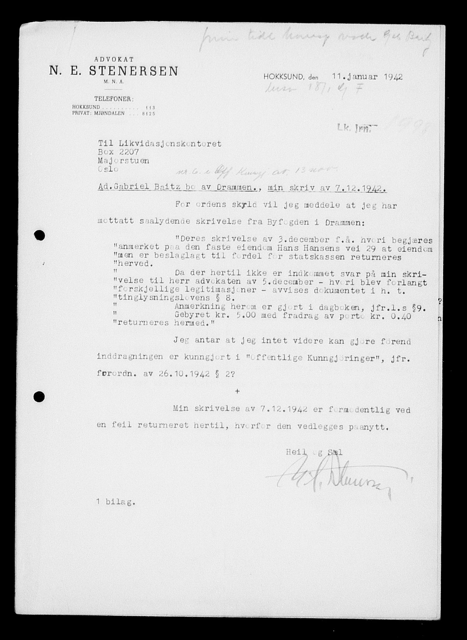 Justisdepartementet, Tilbakeføringskontoret for inndratte formuer, AV/RA-S-1564/H/Hc/Hcd/L0989: --, 1945-1947, s. 286