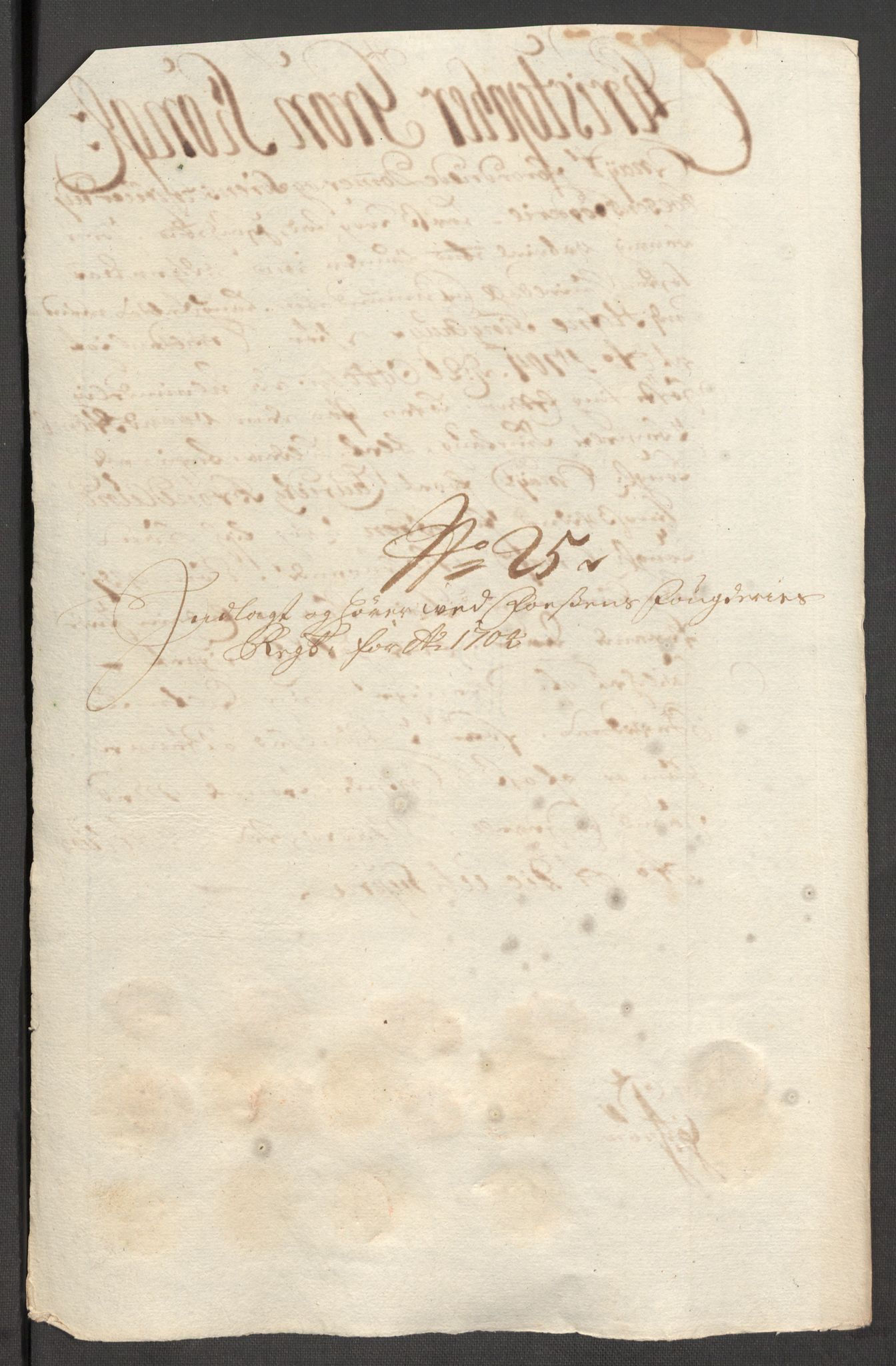 Rentekammeret inntil 1814, Reviderte regnskaper, Fogderegnskap, RA/EA-4092/R57/L3856: Fogderegnskap Fosen, 1704-1705, s. 182