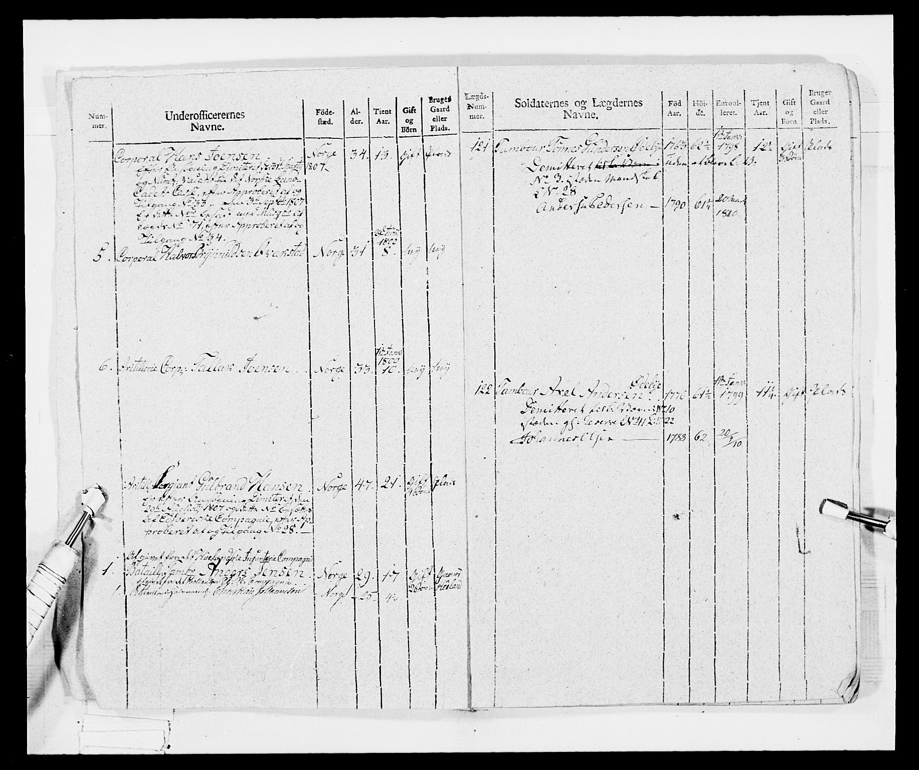 Generalitets- og kommissariatskollegiet, Det kongelige norske kommissariatskollegium, AV/RA-EA-5420/E/Eh/L0034: Nordafjelske gevorbne infanteriregiment, 1810, s. 9