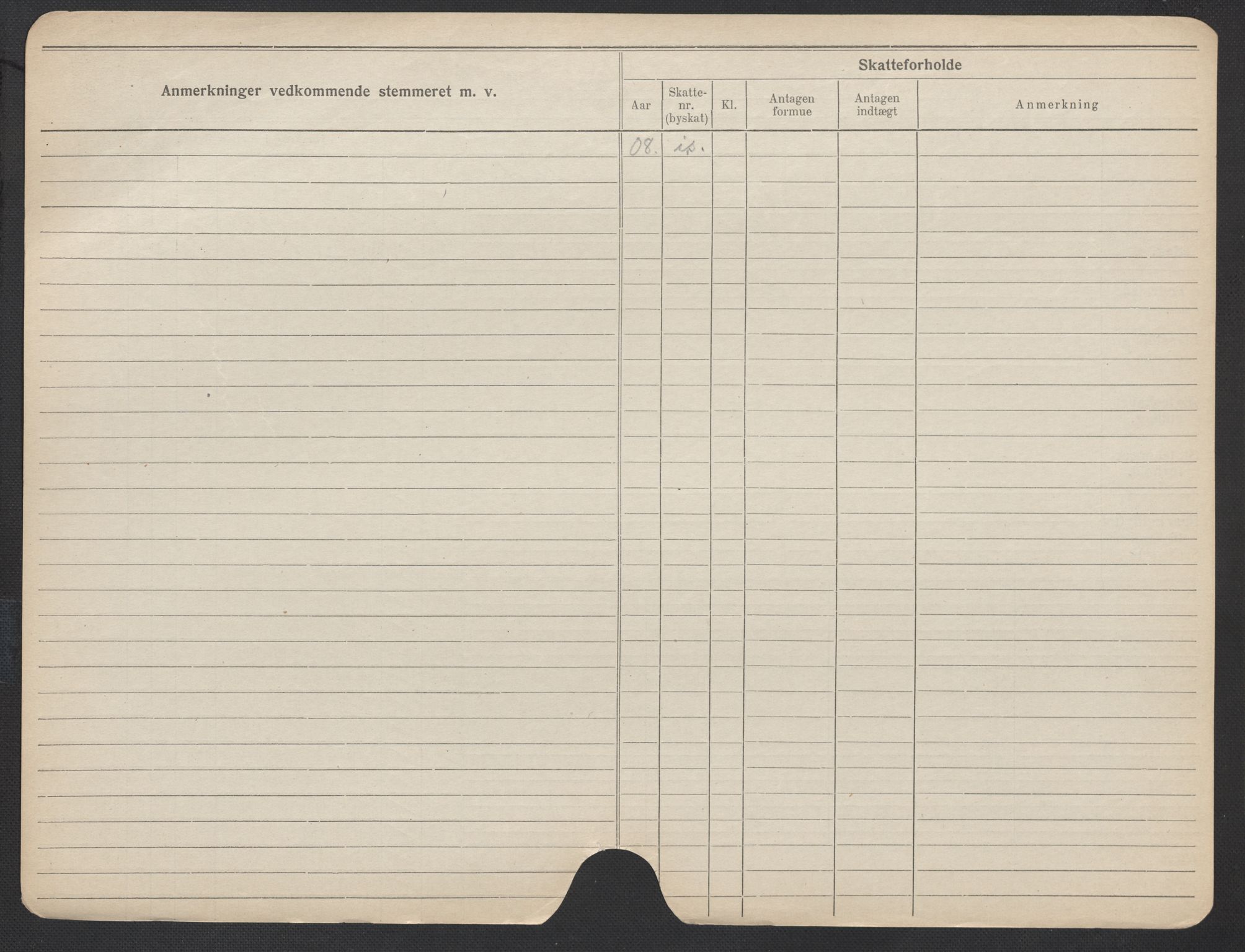 Oslo folkeregister, Registerkort, SAO/A-11715/F/Fa/Fac/L0018: Kvinner, 1906-1914, s. 474b